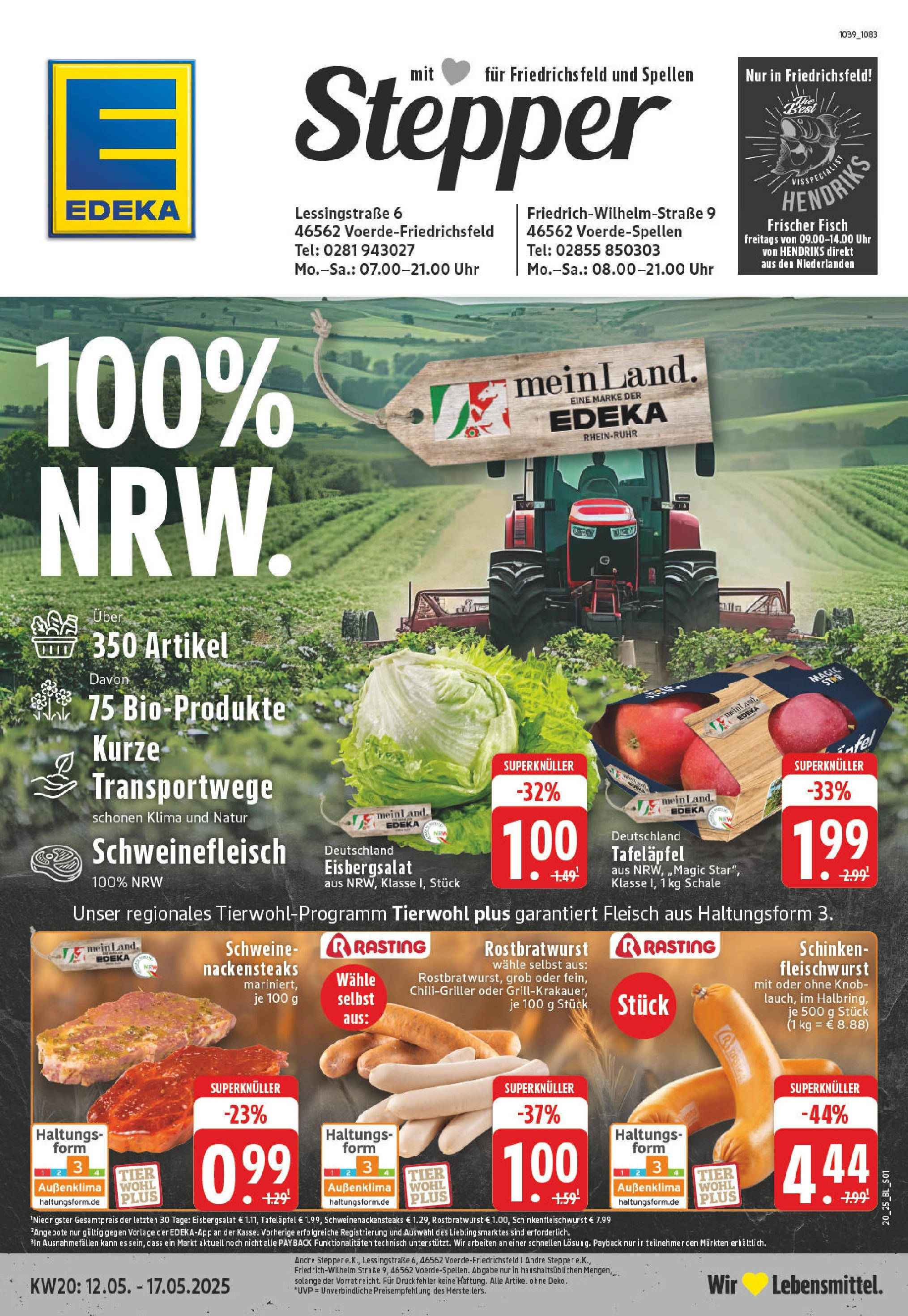 EDEKA Prospekt ab 11.05.2025 - EDEKA: Wochenangebote Online Vorschau von dem Prospekt des Geschäftes Edeka, gültig ab dem 11.05.2025