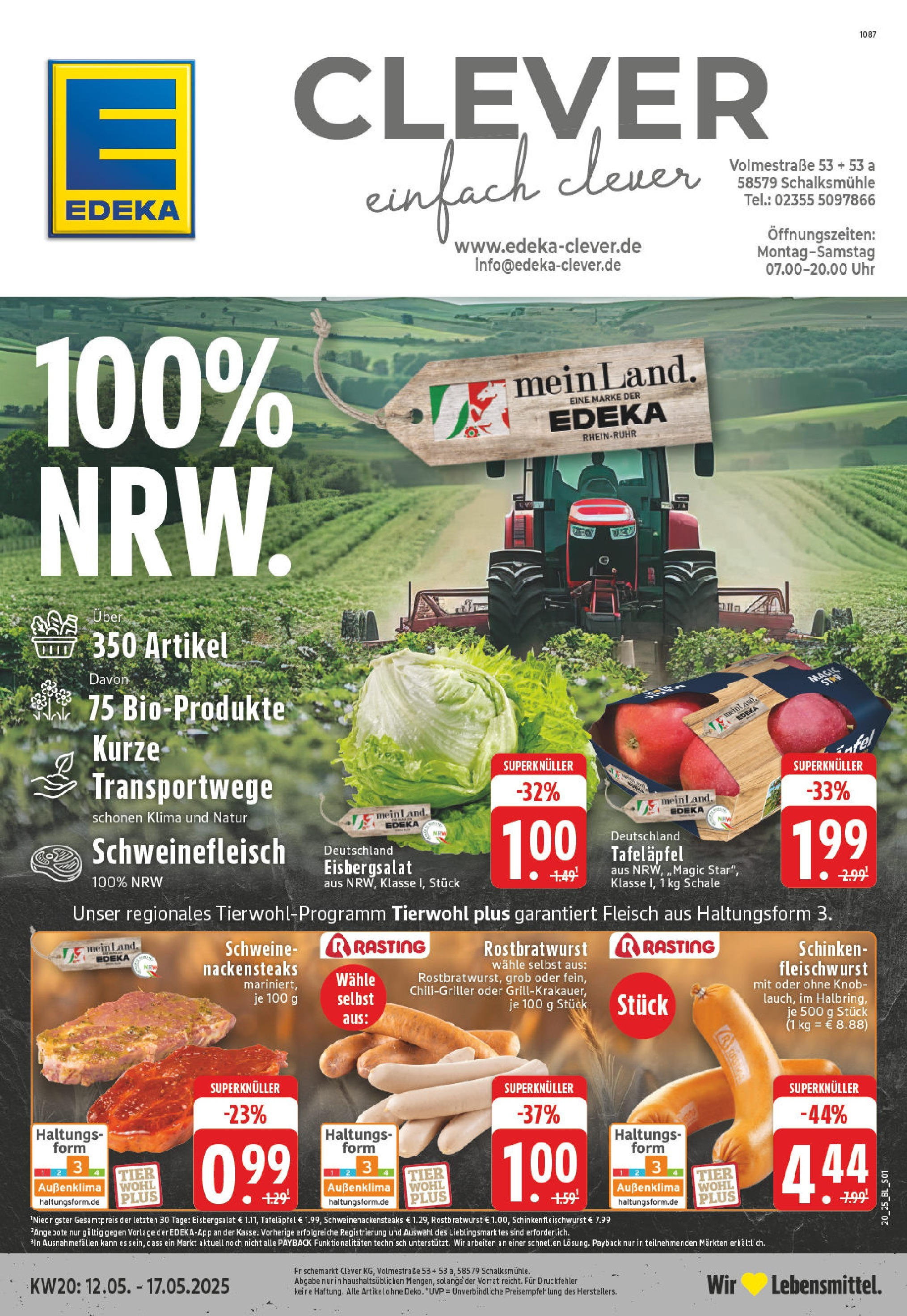 EDEKA Prospekt ab 11.05.2025 - EDEKA: Wochenangebote Online Vorschau von dem Prospekt des Geschäftes Edeka, gültig ab dem 11.05.2025