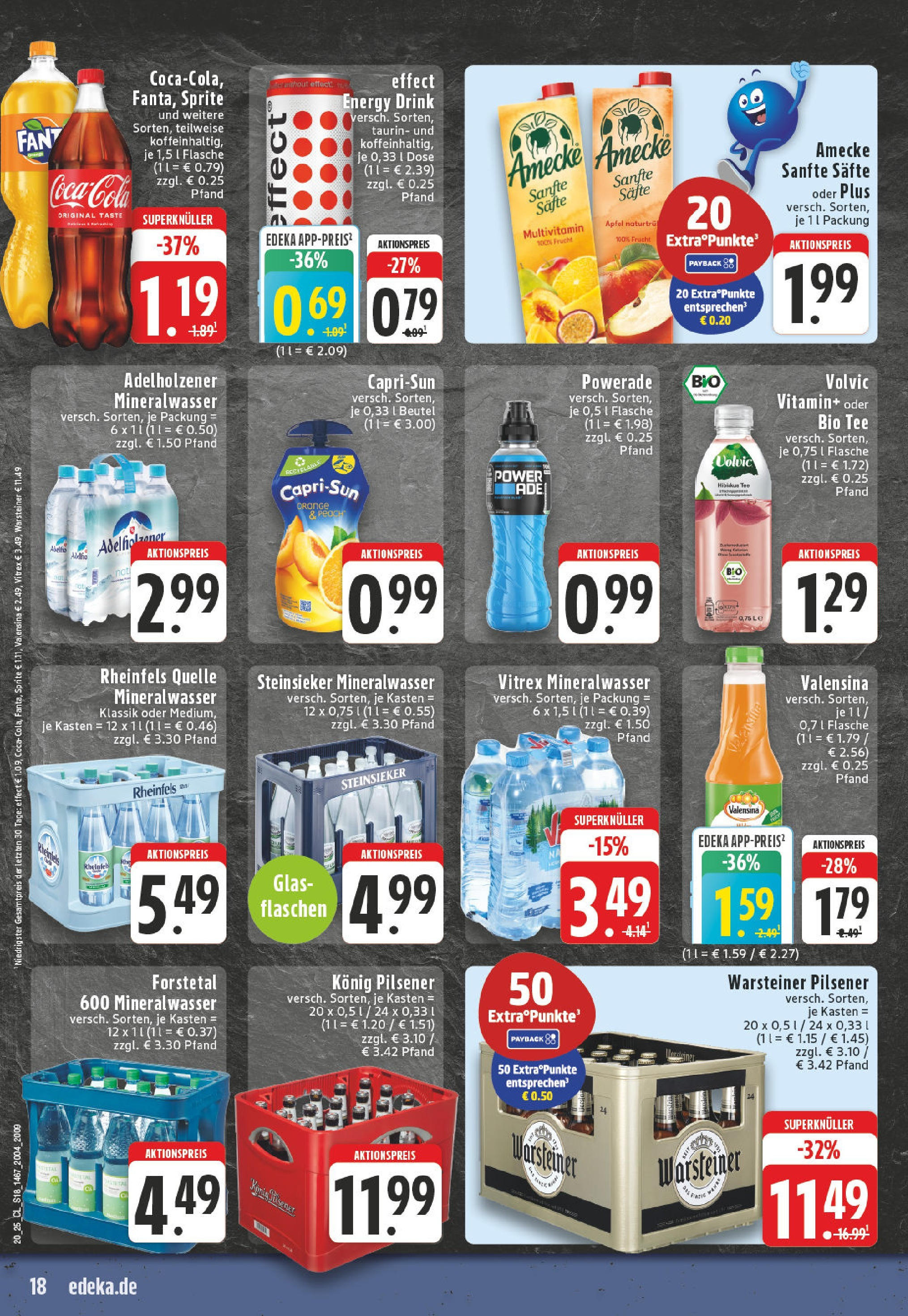 Edeka - EDEKA: Wochenangebote (ab 11.05.2025) » Angebote Online | Seite: 18 | Produkte: Sprite, Energy, Mineralwasser, Powerade Edeka - EDEKA: Wochenangebote (ab 11.05.2025) » Angebote Online | Seite: 18 | Produkte: Sprite, Energy, Mineralwasser, Powerade
