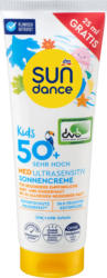 SUNDANCE Sonnencreme Kids MED ultra sensitiv, LSF 50, Überfüller