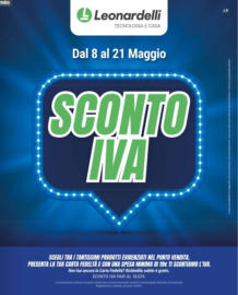Dal 8 al 21 maggio