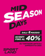 Sportland Mid season days - al 08.05.2025