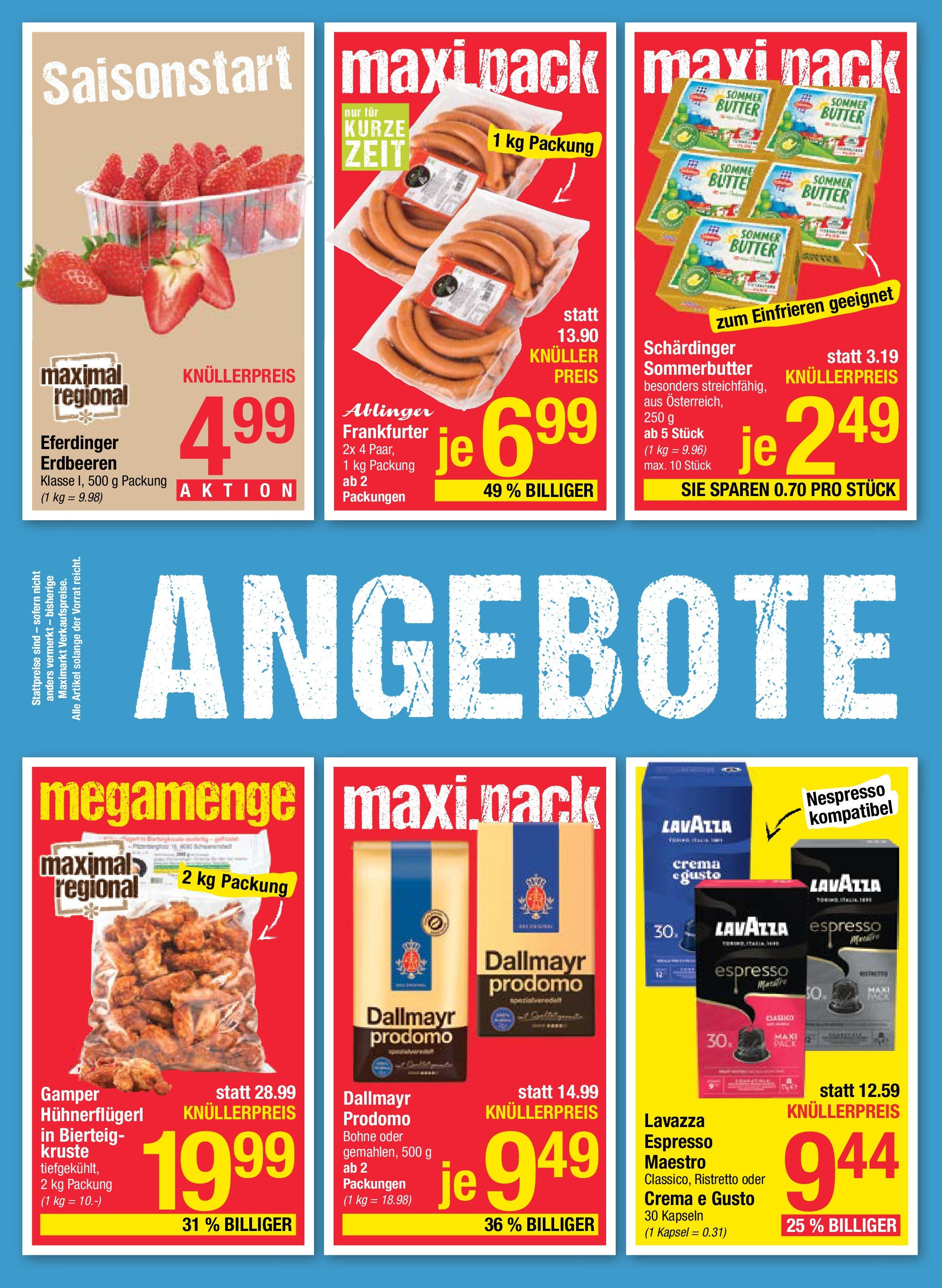 Maximarkt - Maximarkt: Flugblatt (11.05.2025) || Aktuelle Angebote | Seite: 6 | Produkte: Erdbeeren, Butter Maximarkt - Maximarkt: Flugblatt von 11.05.2025 - Aktuelle Angebote | Seite: 6 | Produkte: Erdbeeren, Butter