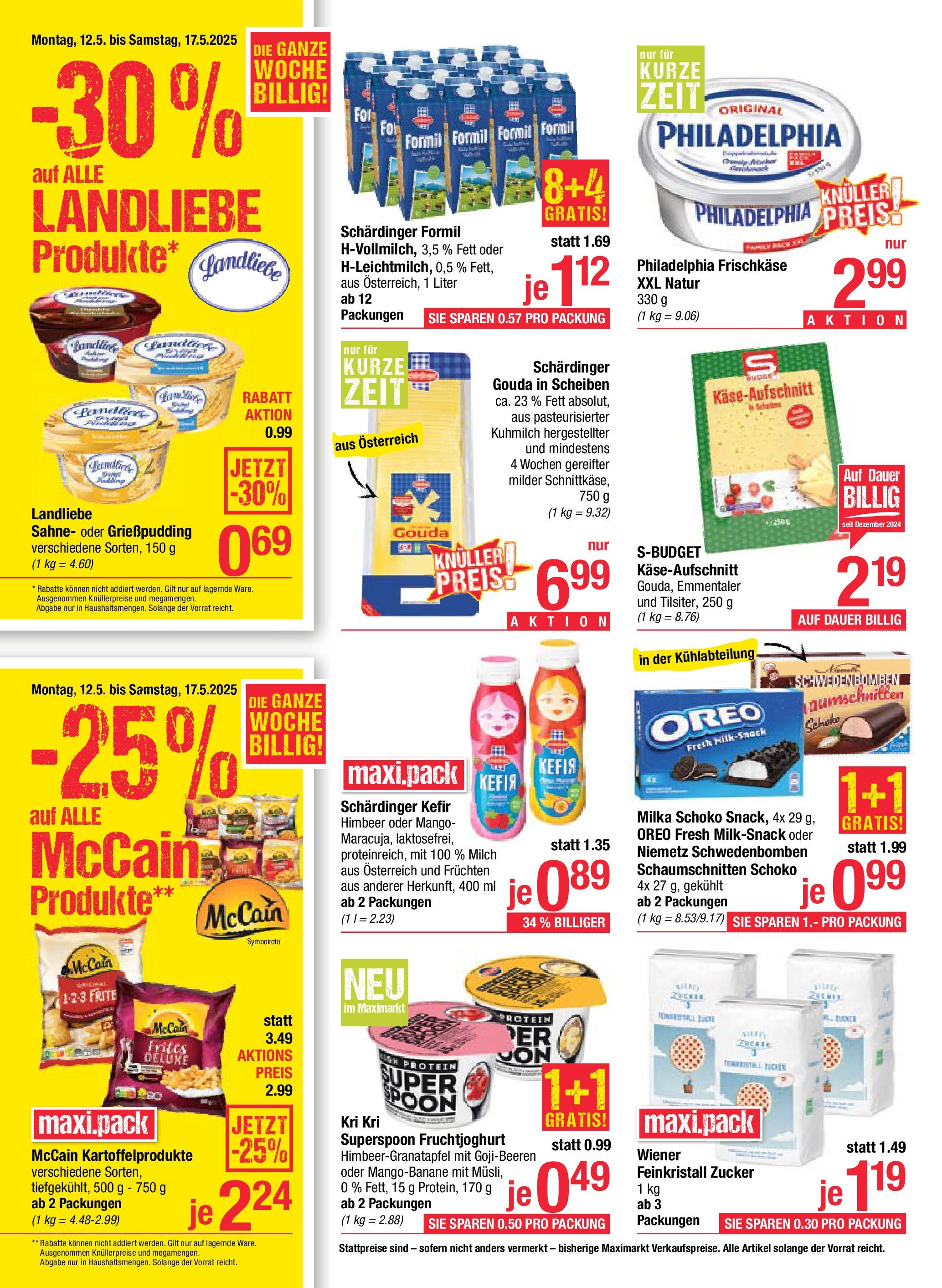 Maximarkt - Maximarkt: Flugblatt (11.05.2025) || Aktuelle Angebote | Seite: 10 | Produkte: Sahne, Zucker, Mango, Milch Maximarkt - Maximarkt: Flugblatt von 11.05.2025 - Aktuelle Angebote | Seite: 10 | Produkte: Sahne, Zucker, Mango, Milch