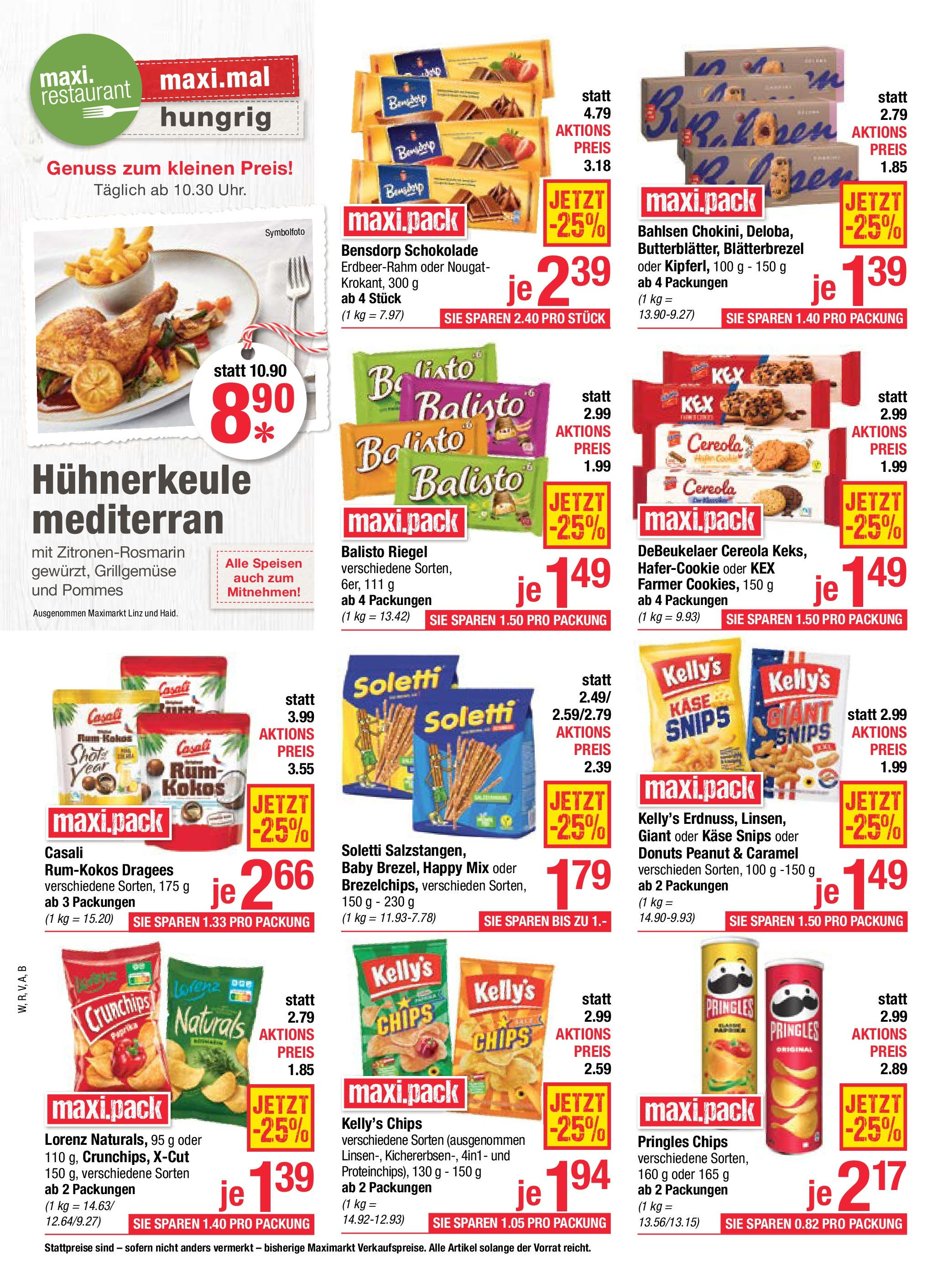 Maximarkt - Maximarkt: Flugblatt (11.05.2025) || Aktuelle Angebote | Seite: 12 | Produkte: Chips, Käse, Schokolade Maximarkt - Maximarkt: Flugblatt von 11.05.2025 - Aktuelle Angebote | Seite: 12 | Produkte: Chips, Käse, Schokolade