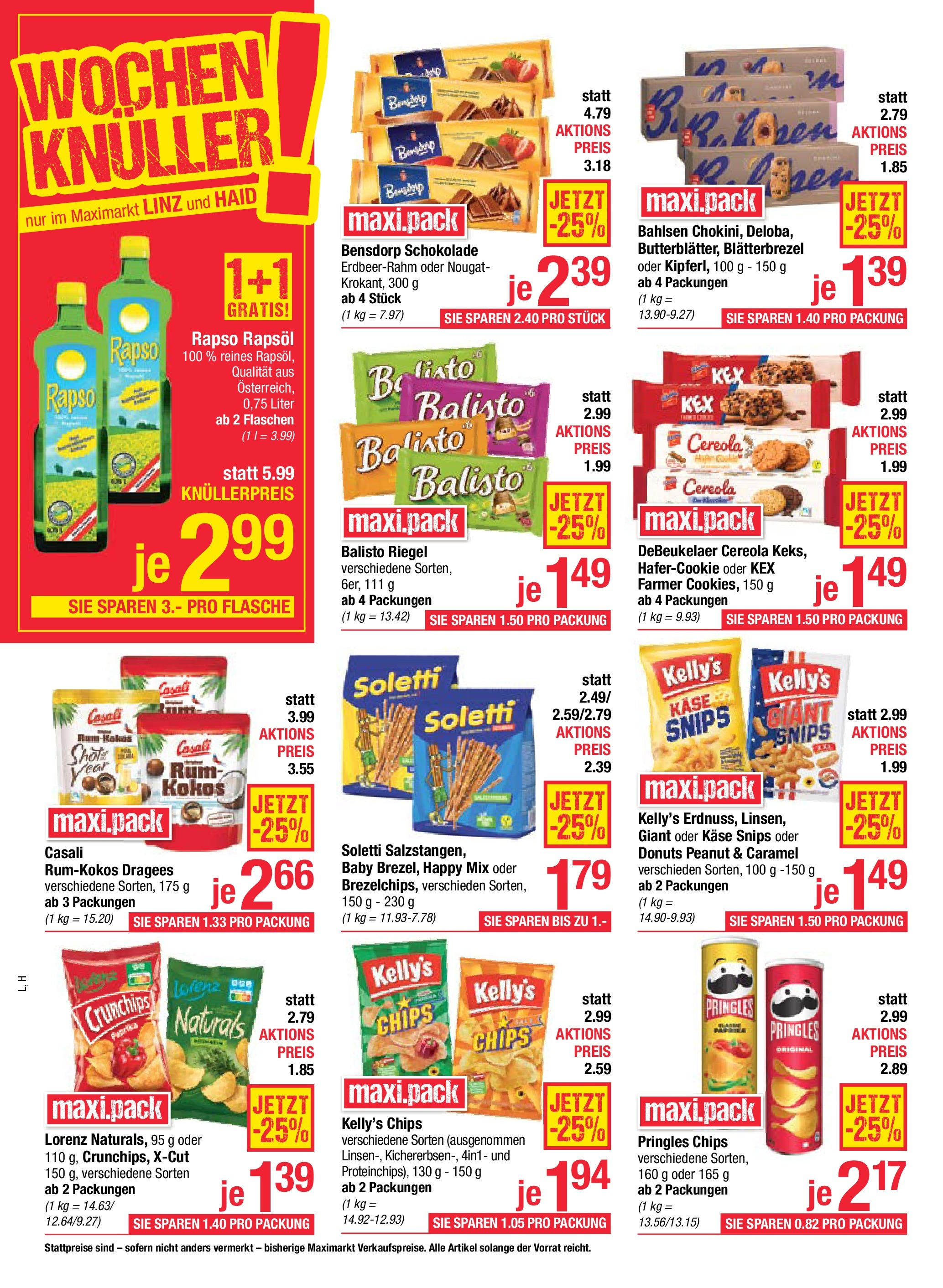 Maximarkt - Maximarkt: Flugblatt (11.05.2025) || Aktuelle Angebote | Seite: 12 | Produkte: Chips, Käse, Schokolade Maximarkt - Maximarkt: Flugblatt von 11.05.2025 - Aktuelle Angebote | Seite: 12 | Produkte: Chips, Käse, Schokolade
