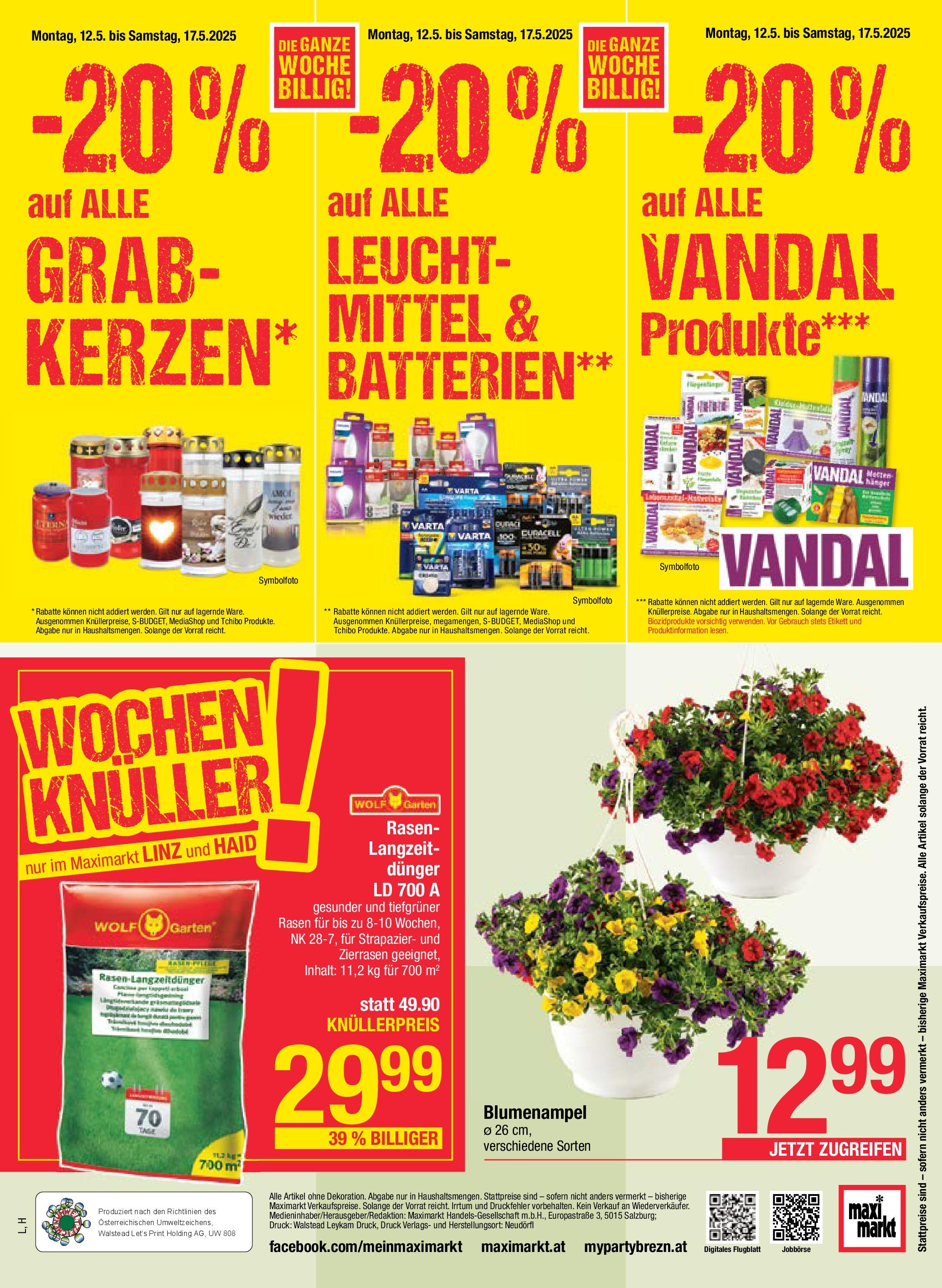 Maximarkt - Maximarkt: Flugblatt (11.05.2025) || Aktuelle Angebote | Seite: 24 Maximarkt - Maximarkt: Flugblatt von 11.05.2025 - Aktuelle Angebote | Seite: 24