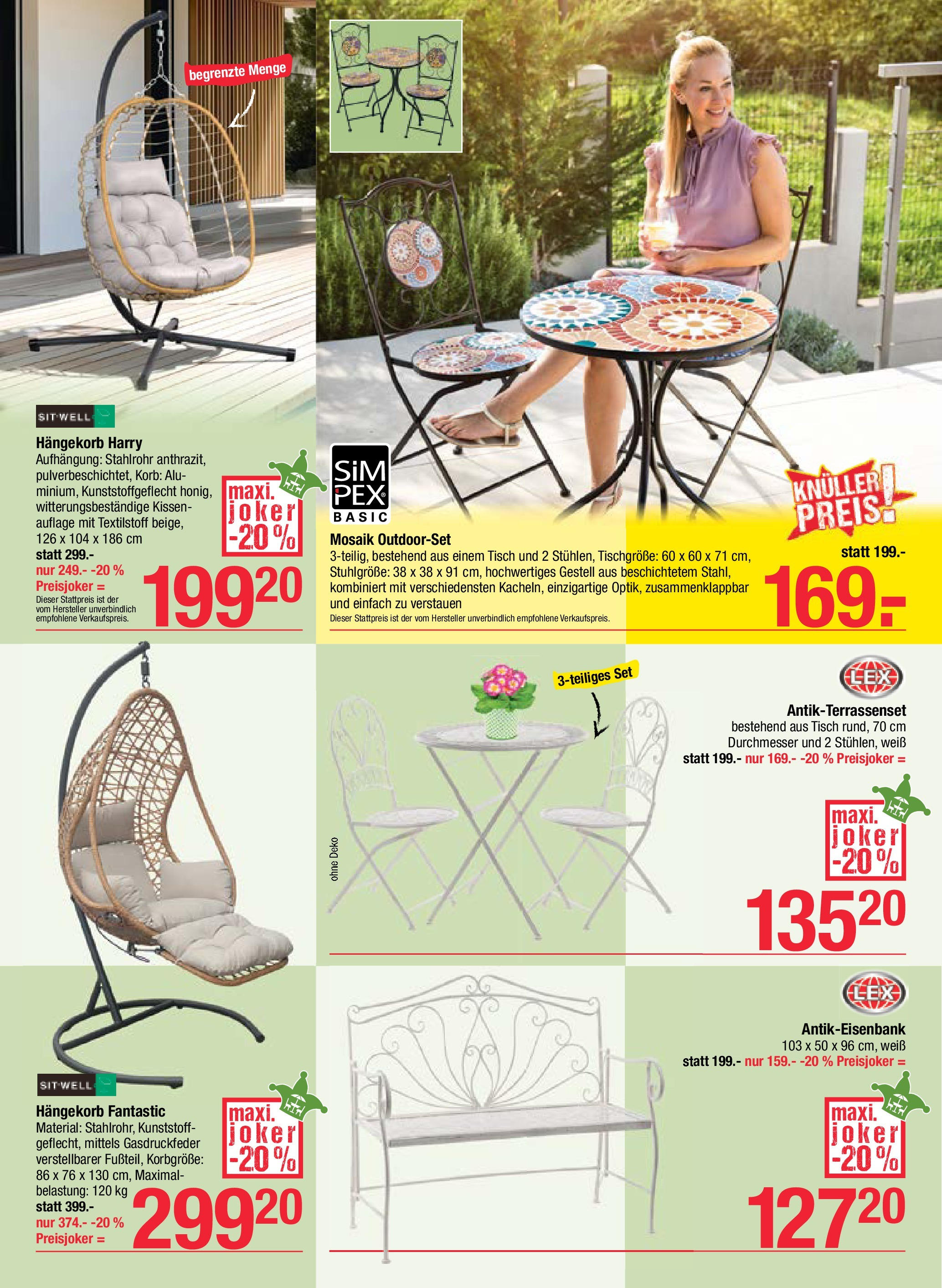 Maximarkt - Maximarkt: Gartenkatalog (11.05.2025) || Aktuelle Angebote | Seite: 2 | Produkte: Kissen, Tisch, Korb Maximarkt - Maximarkt: Gartenkatalog von 11.05.2025 - Aktuelle Angebote | Seite: 2 | Produkte: Kissen, Tisch, Korb