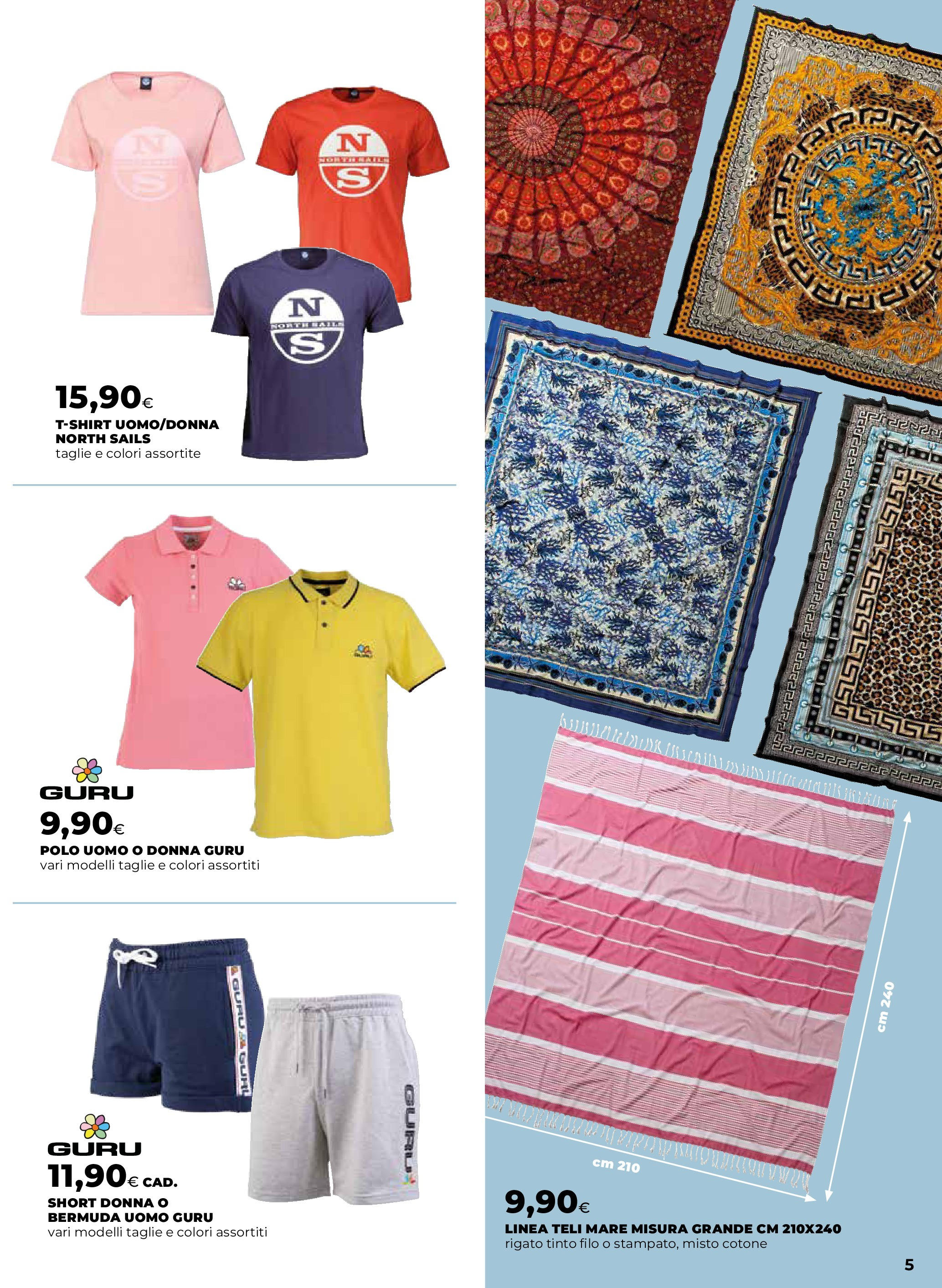 Anteprima volantino Ipercoop dal 07/05/2025 - nuovo offerte | Pagina: 5 | Prodotti: Bermuda, T-shirt, Polo Anteprima volantino Ipercoop dal 07/05/2025 - nuovo offerte | Pagina: 5 | Prodotti: Bermuda, T-shirt, Polo