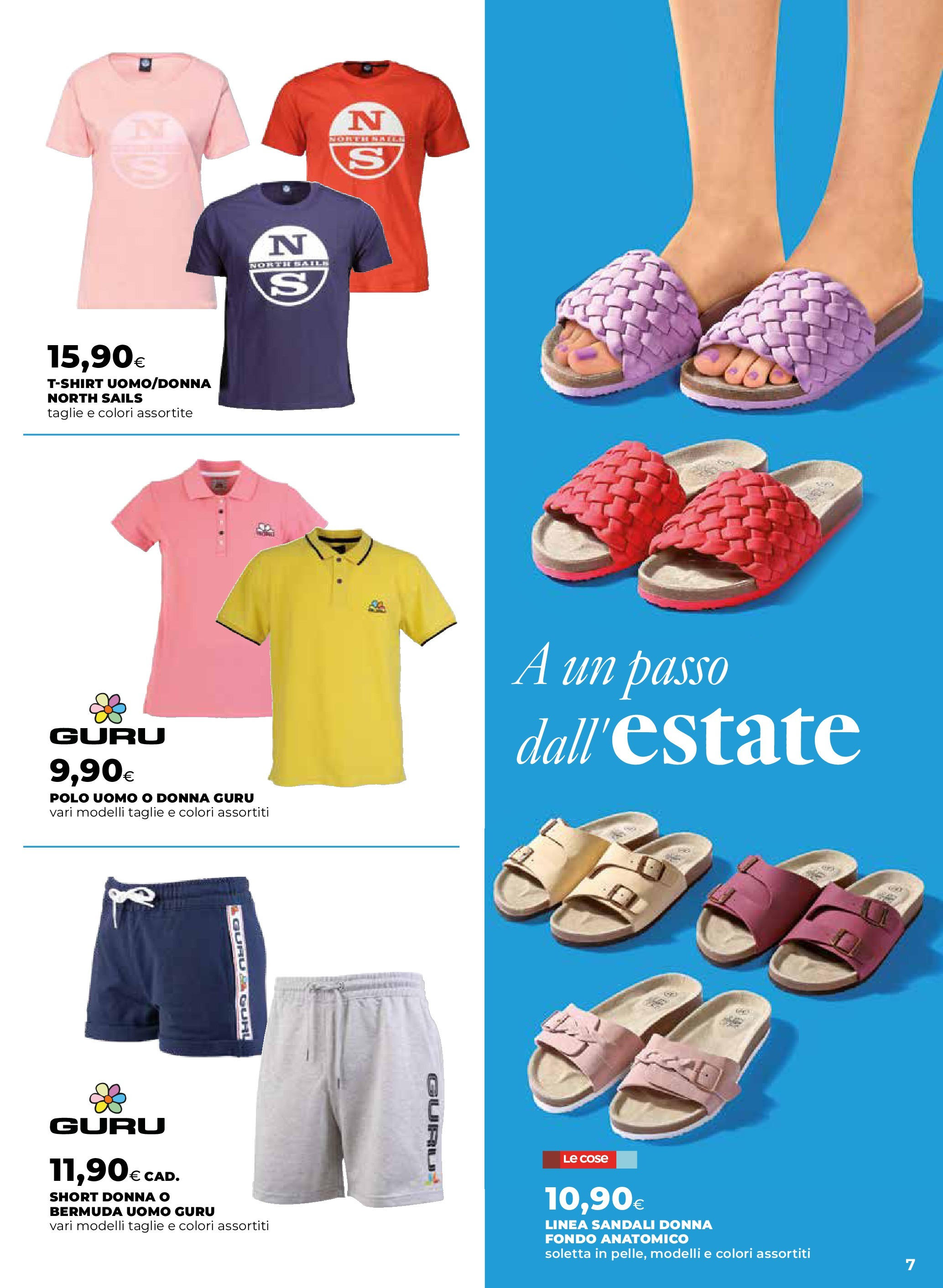 Anteprima volantino Ipercoop dal 07/05/2025 - nuovo offerte | Pagina: 7 | Prodotti: Sandali, Bermuda, T-shirt, Polo Anteprima volantino Ipercoop dal 07/05/2025 - nuovo offerte | Pagina: 7 | Prodotti: Sandali, Bermuda, T-shirt, Polo