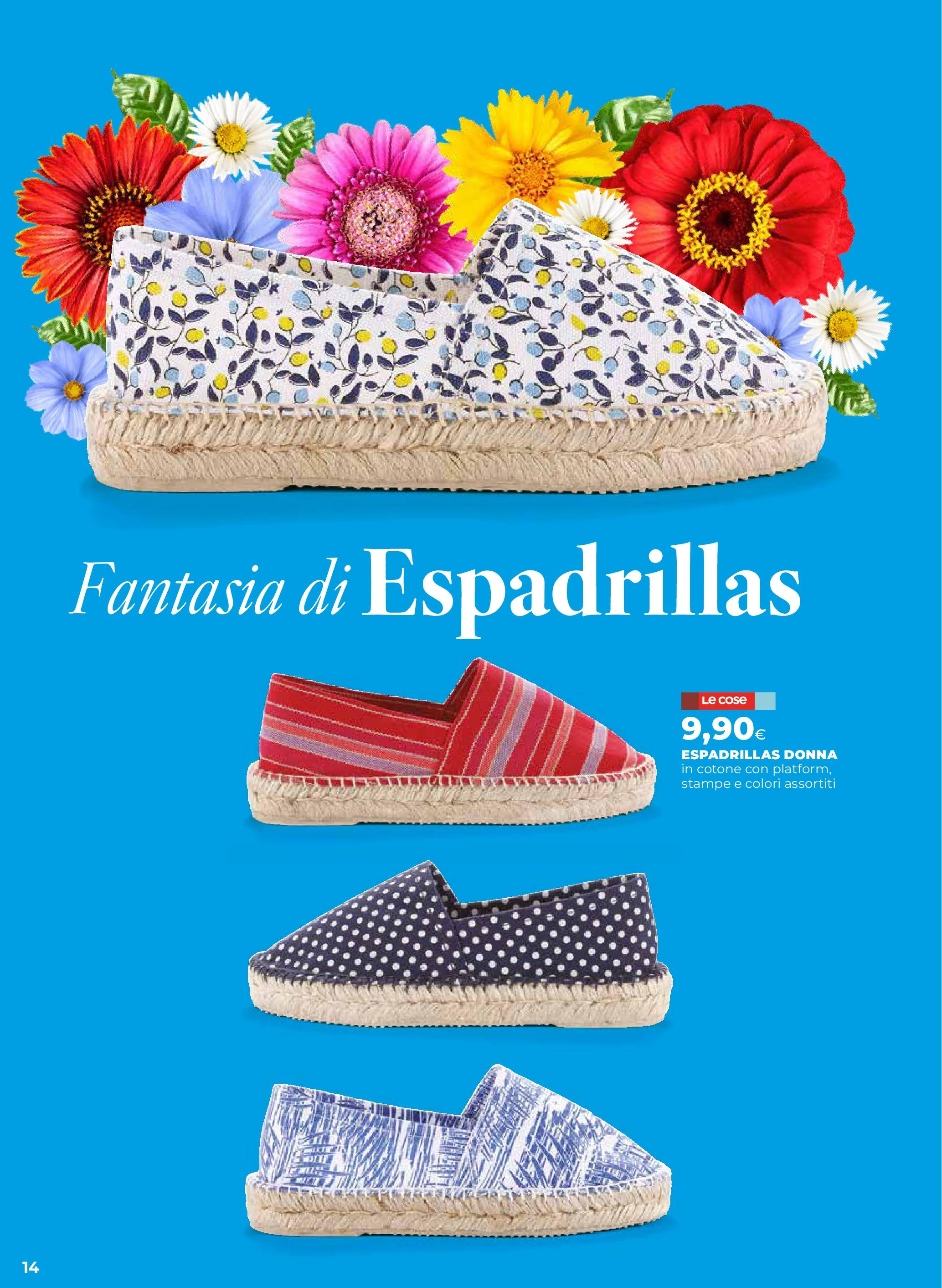 Anteprima volantino Ipercoop dal 07/05/2025 - nuovo offerte | Pagina: 14 | Prodotti: Espadrillas Anteprima volantino Ipercoop dal 07/05/2025 - nuovo offerte | Pagina: 14 | Prodotti: Espadrillas