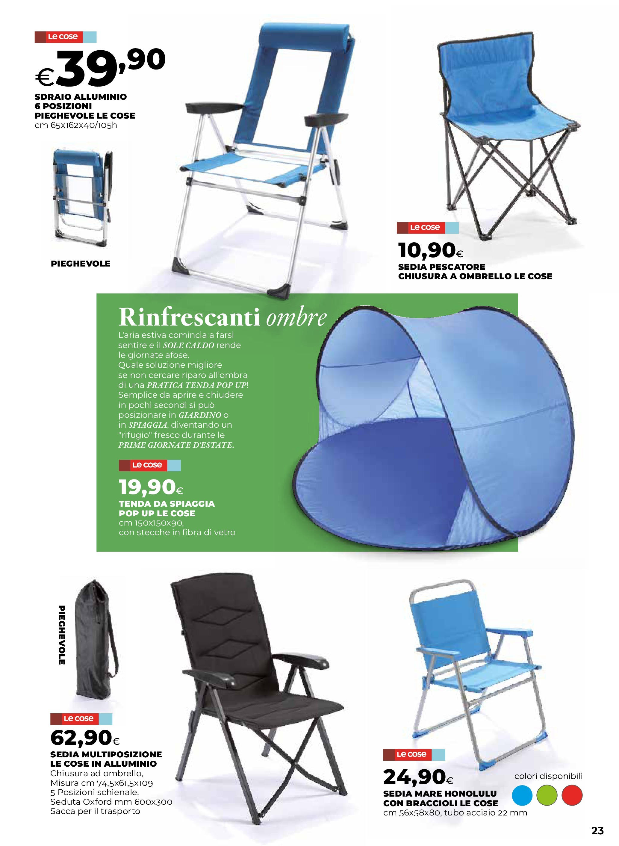 Anteprima volantino Ipercoop dal 07/05/2025 - nuovo offerte | Pagina: 23 | Prodotti: Sdraio, Braccioli, Ombrello, Alluminio Anteprima volantino Ipercoop dal 07/05/2025 - nuovo offerte | Pagina: 23 | Prodotti: Sdraio, Braccioli, Ombrello, Alluminio