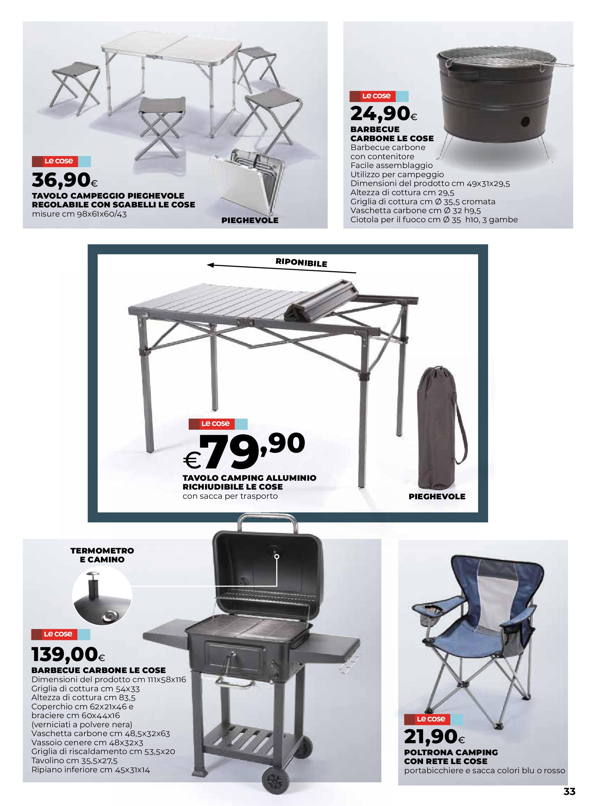 Anteprima volantino Ipercoop dal 07/05/2025 - nuovo offerte | Pagina: 33 | Prodotti: Barbecue, Alluminio, Griglia, Tavolo Anteprima volantino Ipercoop dal 07/05/2025 - nuovo offerte | Pagina: 33 | Prodotti: Barbecue, Alluminio, Griglia, Tavolo