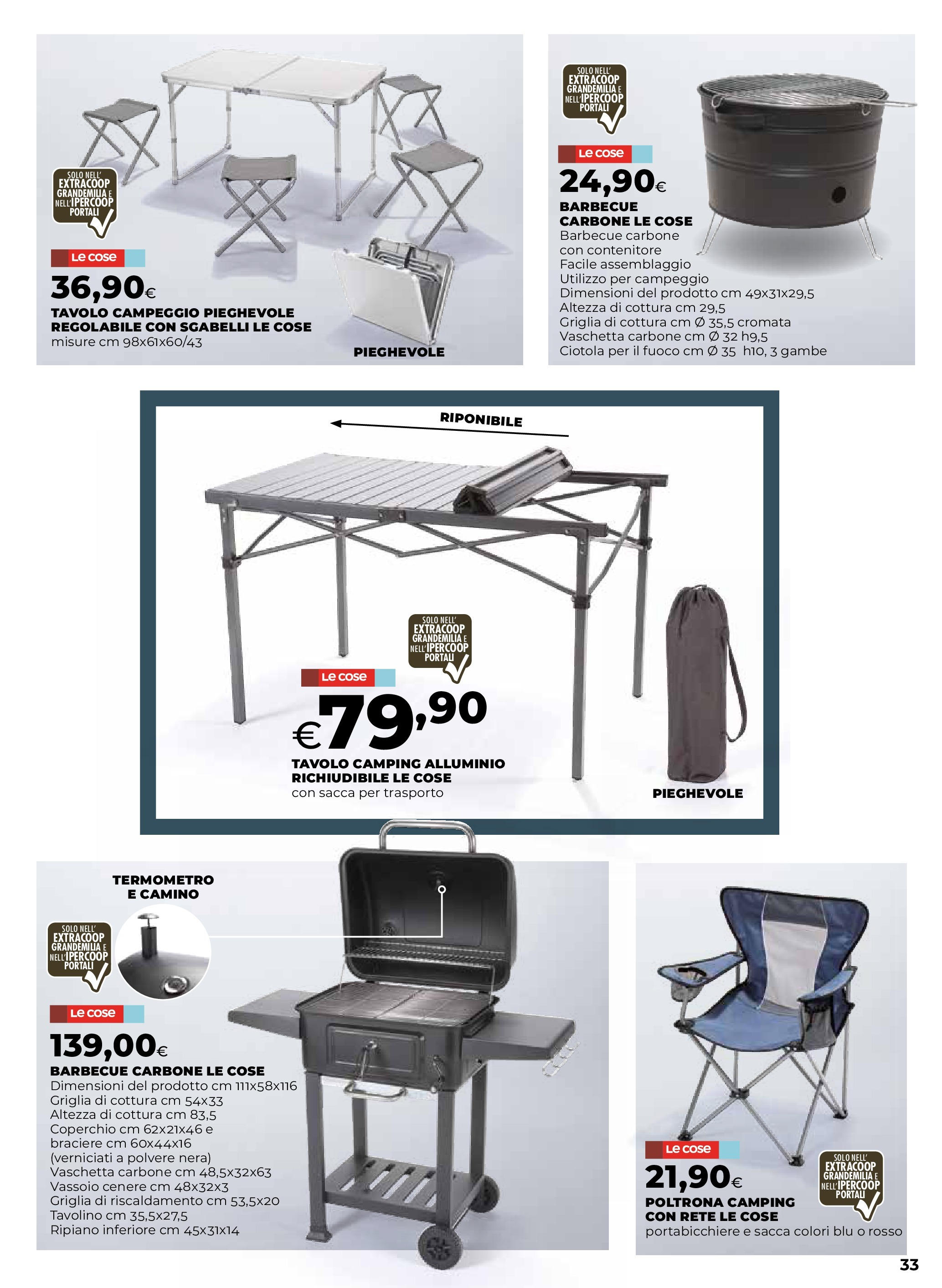 Anteprima volantino Ipercoop dal 07/05/2025 - nuovo offerte | Pagina: 33 | Prodotti: Barbecue, Alluminio, Griglia, Vassoio Anteprima volantino Ipercoop dal 07/05/2025 - nuovo offerte | Pagina: 33 | Prodotti: Barbecue, Alluminio, Griglia, Vassoio