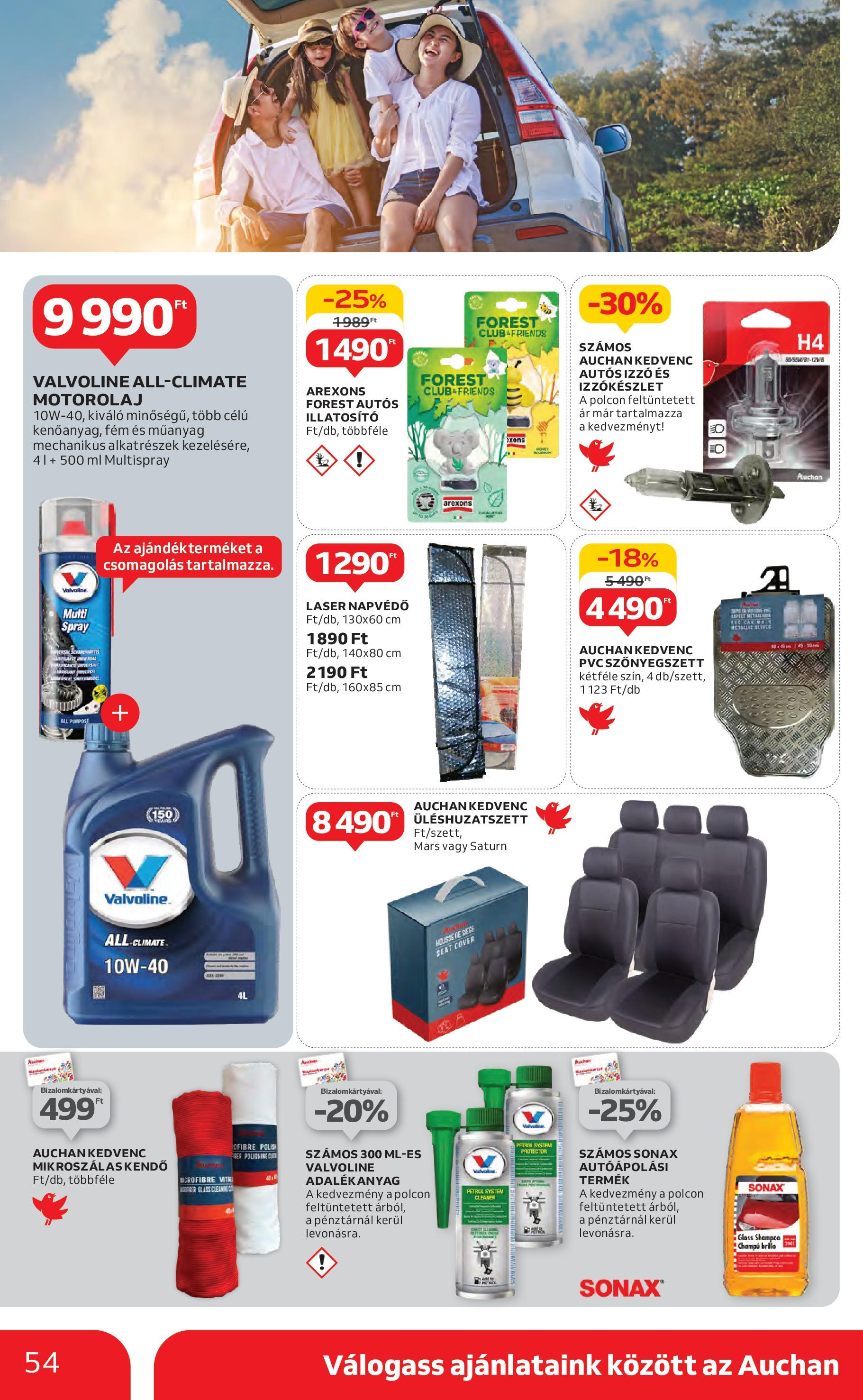 Akciós újság új Auchan - 2025.05.08. -tól/töl ⏳ | Oldal: 54 | Termékek: Kendő, Izzó, Motorolaj Auchan Akciós újság - 2025.05.08. -tól/töl > akció, lapozható szórólap 🛍️ | Oldal: 54 | Termékek: Kendő, Izzó, Motorolaj