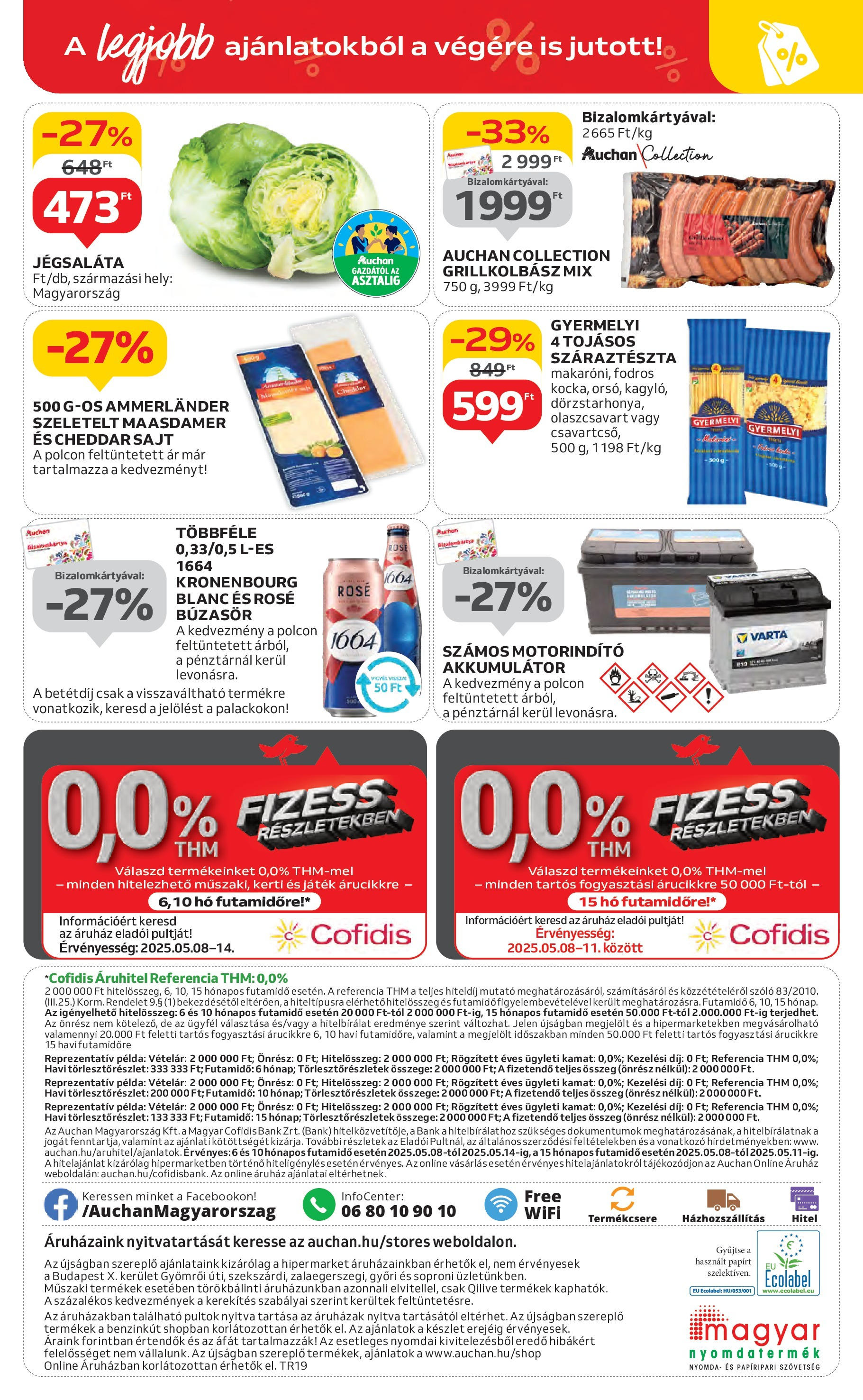 Akciós újság új Auchan - 2025.05.08. -tól/töl ⏳ | Oldal: 58 | Termékek: Szőlő, Játék, Grill, Száraztészta Auchan Akciós újság - 2025.05.08. -tól/töl > akció, lapozható szórólap 🛍️ | Oldal: 58 | Termékek: Szőlő, Játék, Grill, Száraztészta
