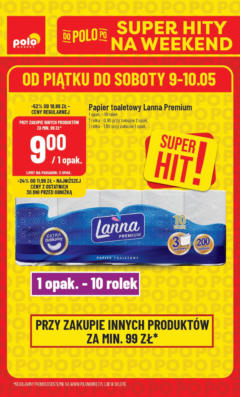 Pogląd oferty "POLOmarket Gazetka - Super Hity" - ważna od 09.05.2025