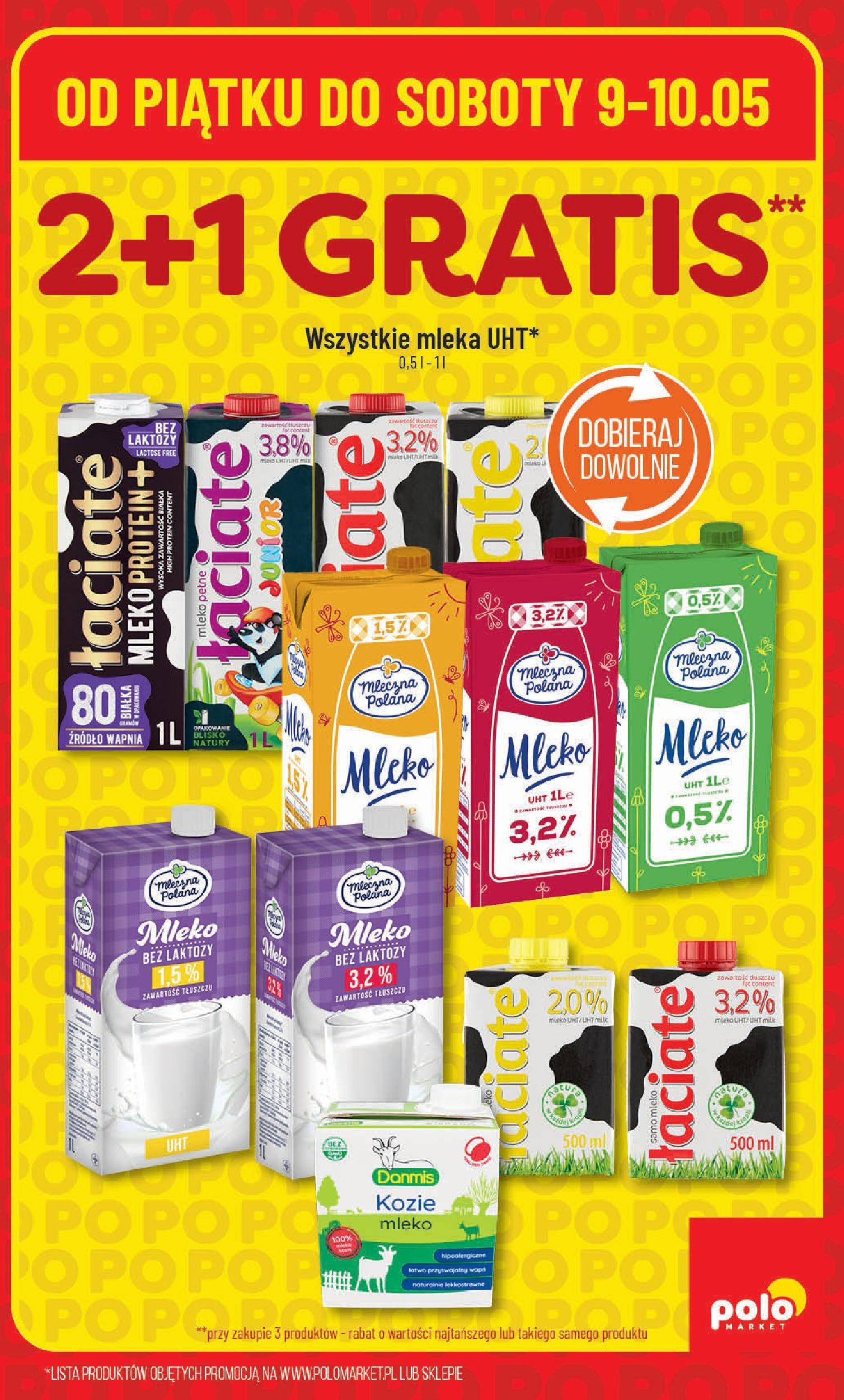 POLOmarket gazetka od jutra (09.05.2025) - Nowa PDF | Strona: 5 | Produkty: Mleko bez laktozy, Bez laktozy, Mleka, Mleko