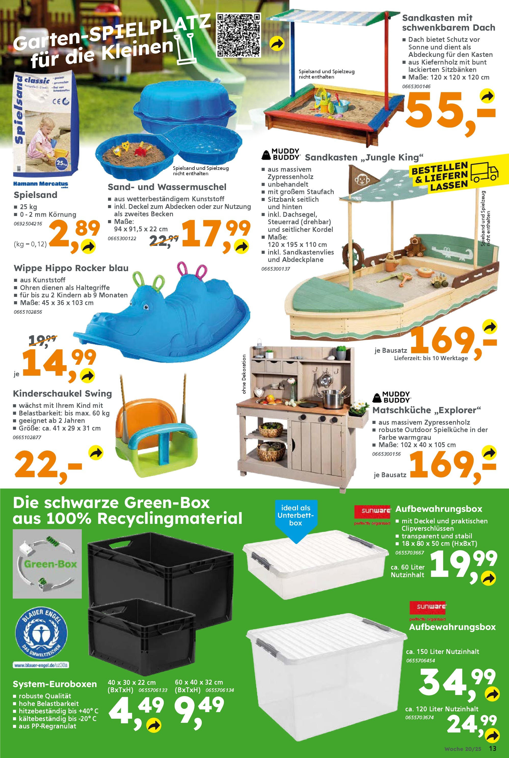 Globus Baumarkt - Globus Baumarkt: Wochenangebote (ab 11.05.2025) zum Blättern | Seite: 13 | Produkte: Sitzbank, Box Globus Baumarkt - Globus Baumarkt: Wochenangebote (ab 11.05.2025) zum Blättern | Seite: 13 | Produkte: Sitzbank, Box