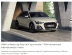 Promociones Audi TFSIe híbrido enchufable