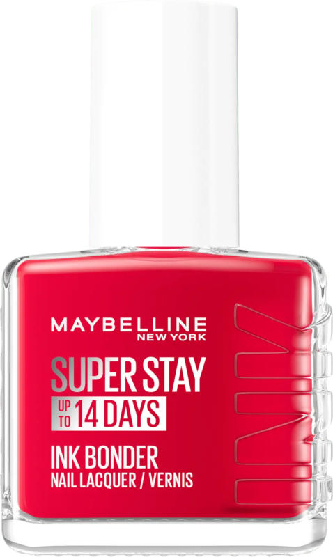 MAYBELLINE NEW YORK Nagellack Super Stay Ink Bonder 008 Passionate Red