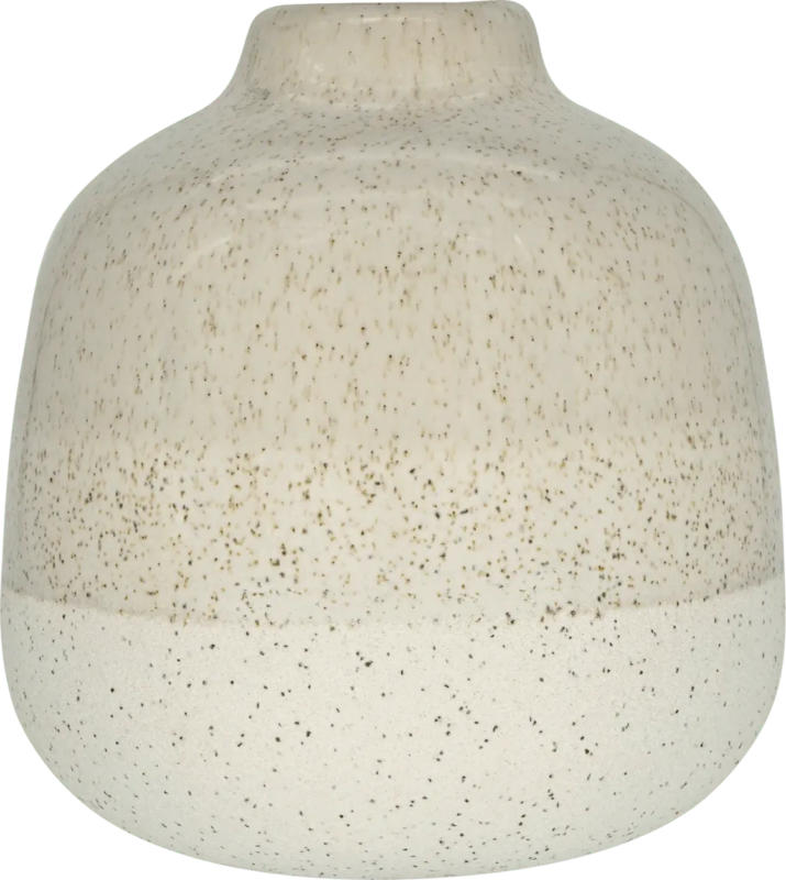 Soapland Keramikvase, creme-beige