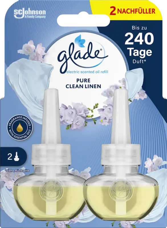 glade Lufterfrischer Duftstecker Clean Line Nachfüllpack (2x20 ml)