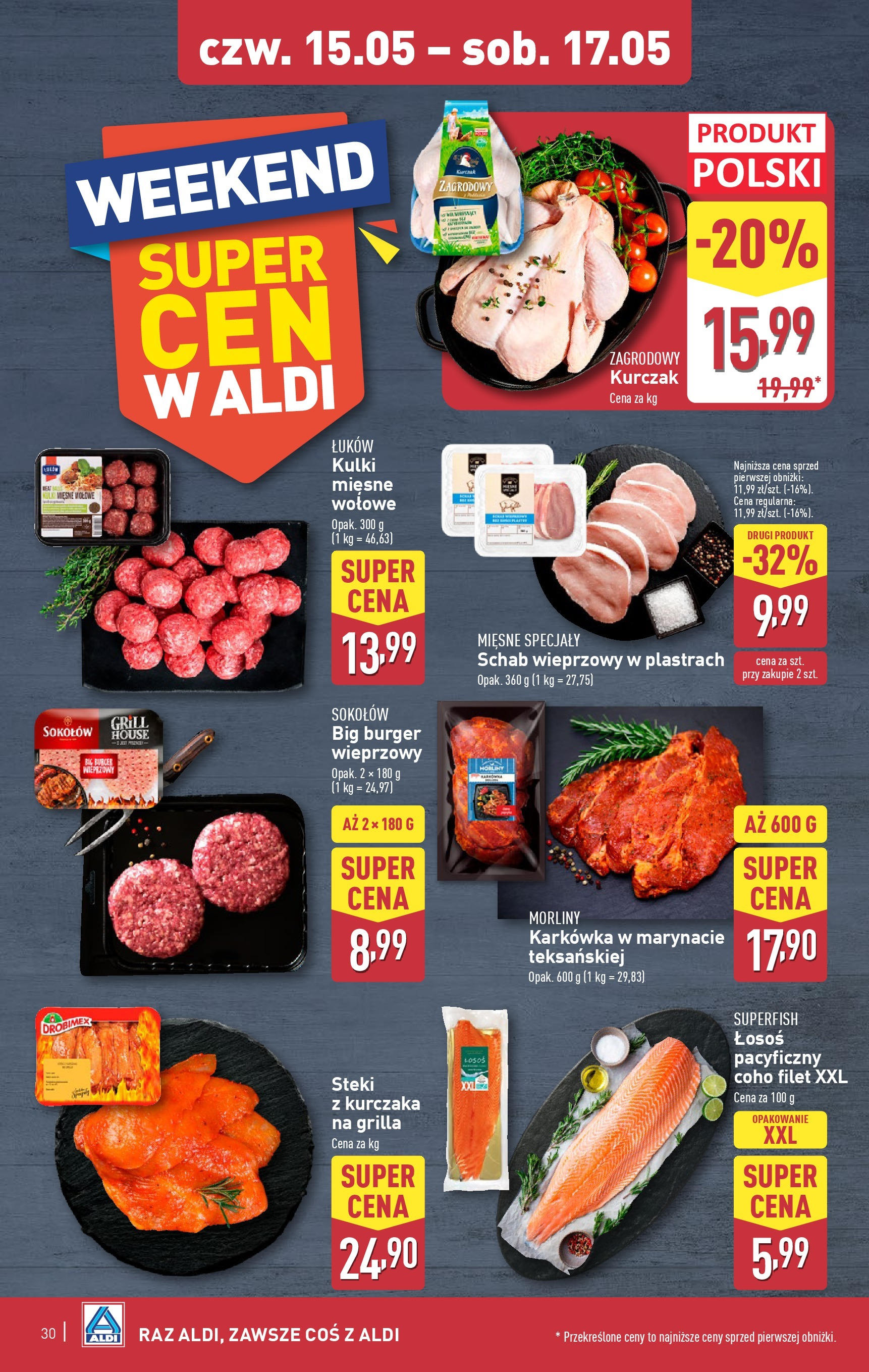Aldi Gazetka od 12.05.2025 | Nowa PDF gazetka | Strona: 30 | Produkty: Schab, Schab wieprzowy, Grill, Kurczak zagrodowy Aldi Gazetka od 12.05.2025 - Ulotka PDF, promocje | Strona: 30 | Produkty: Schab, Schab wieprzowy, Grill, Kurczak zagrodowy