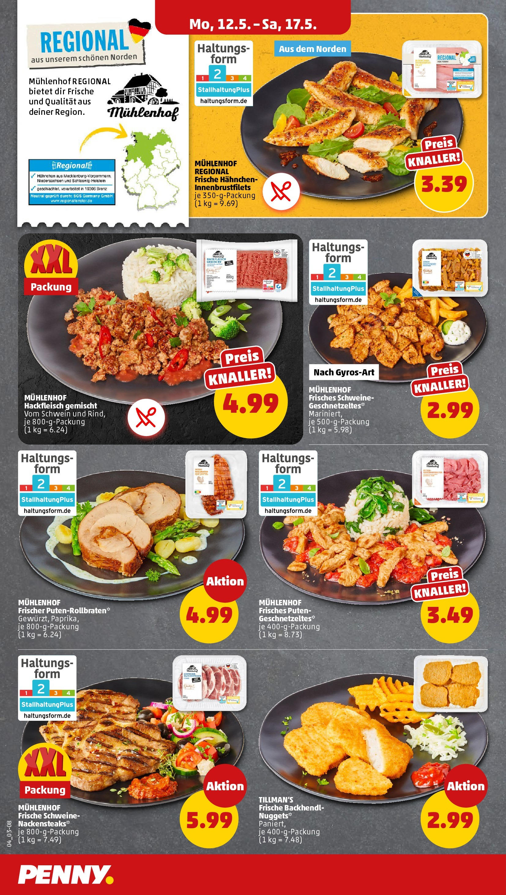 Penny - Hamburg (ab 12.05.2025) » Angebote Online | Seite: 4 | Produkte: Nackensteaks, Hahnchen, Hackfleisch Penny - Hamburg (ab 12.05.2025) » Angebote Online | Seite: 4 | Produkte: Nackensteaks, Hahnchen, Hackfleisch