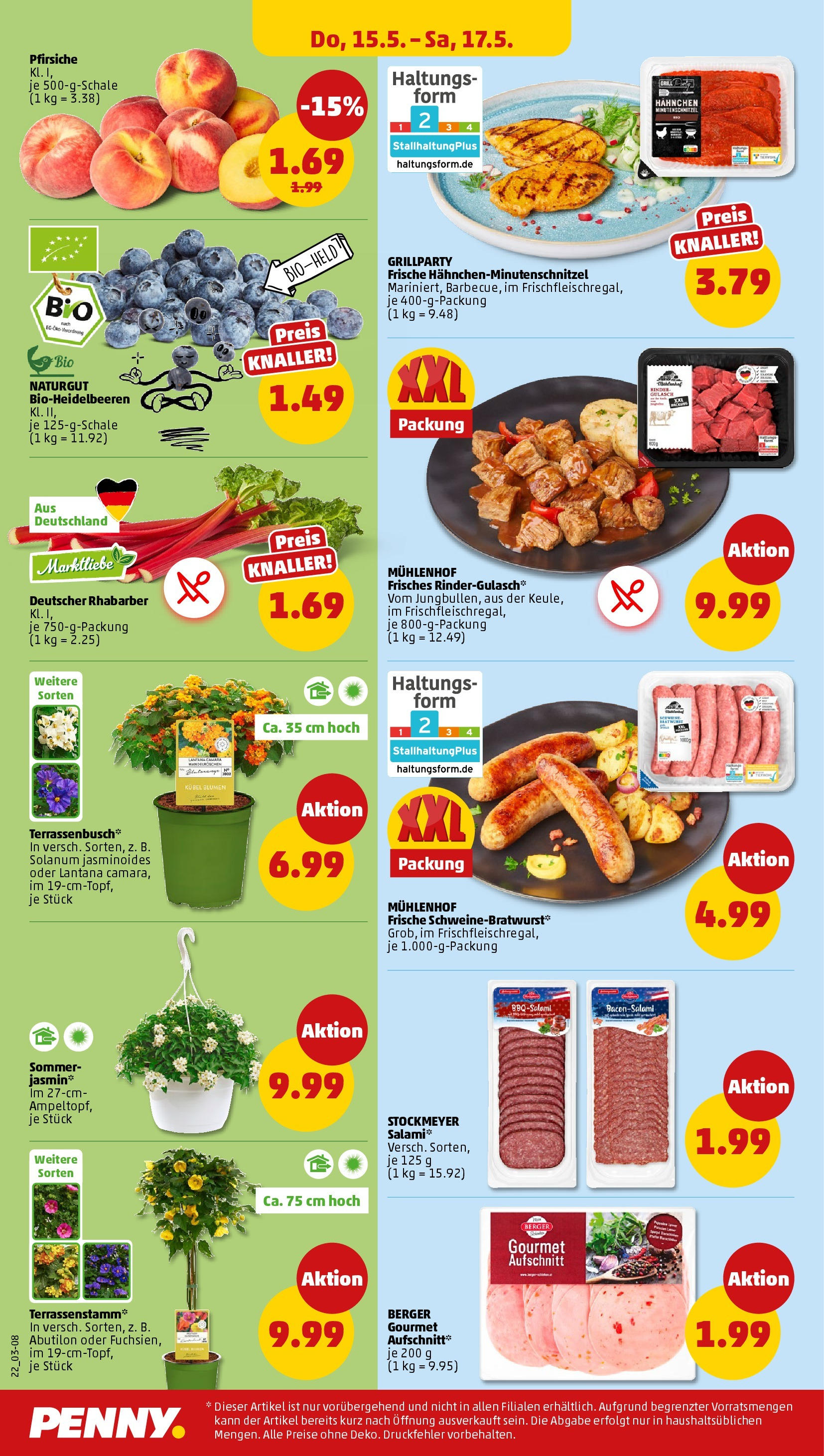 Penny - Hamburg (ab 12.05.2025) » Angebote Online | Seite: 22 | Produkte: Hahnchen, Blumen, Schnitzel, Salami Penny - Hamburg (ab 12.05.2025) » Angebote Online | Seite: 22 | Produkte: Hahnchen, Blumen, Schnitzel, Salami
