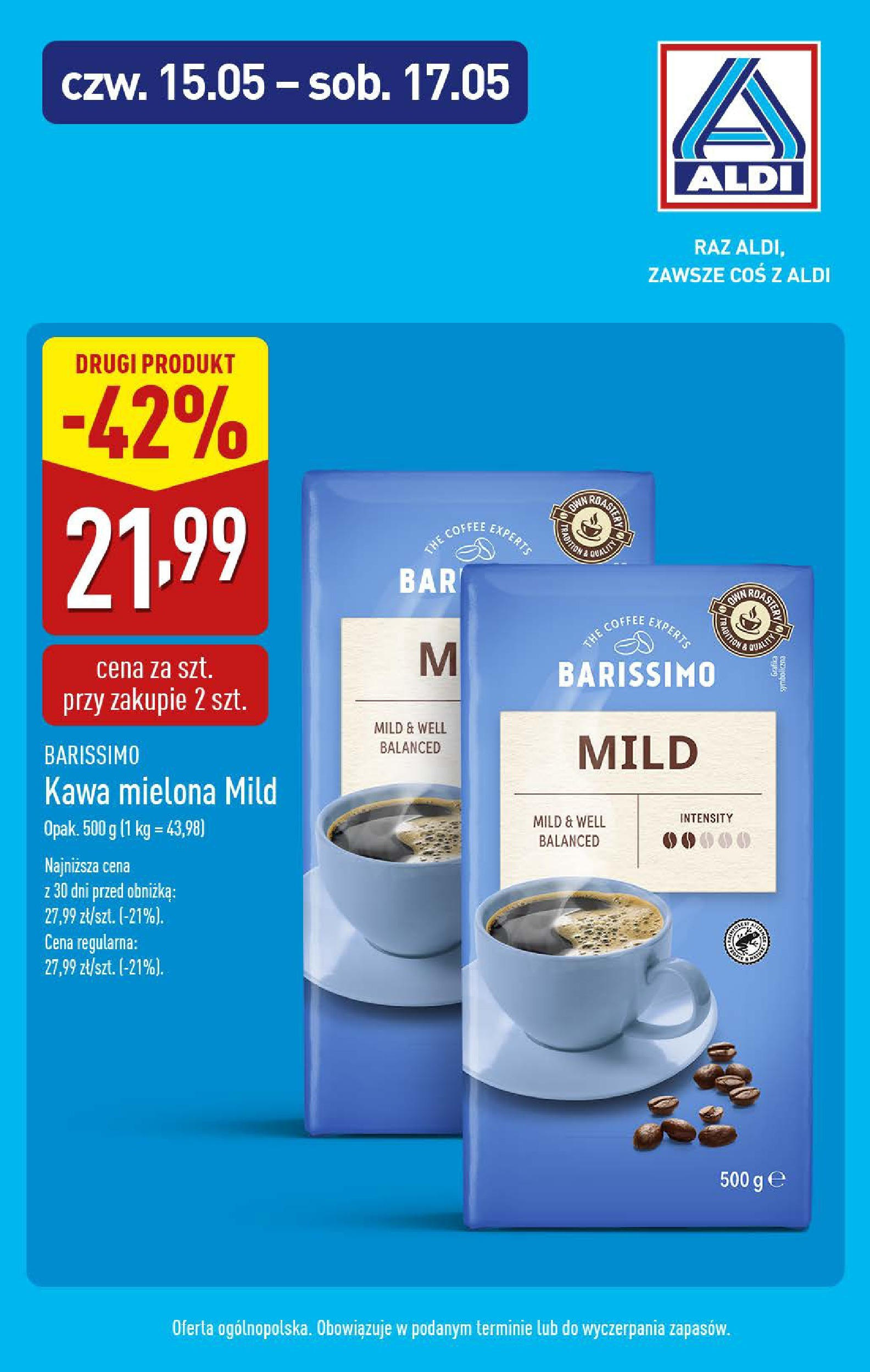 Aldi - Aldi Od czwartku wazne do 17.05 od 14.05.2025 - Ulotka PDF, promocje | Strona: 2 | Produkty: Kawa