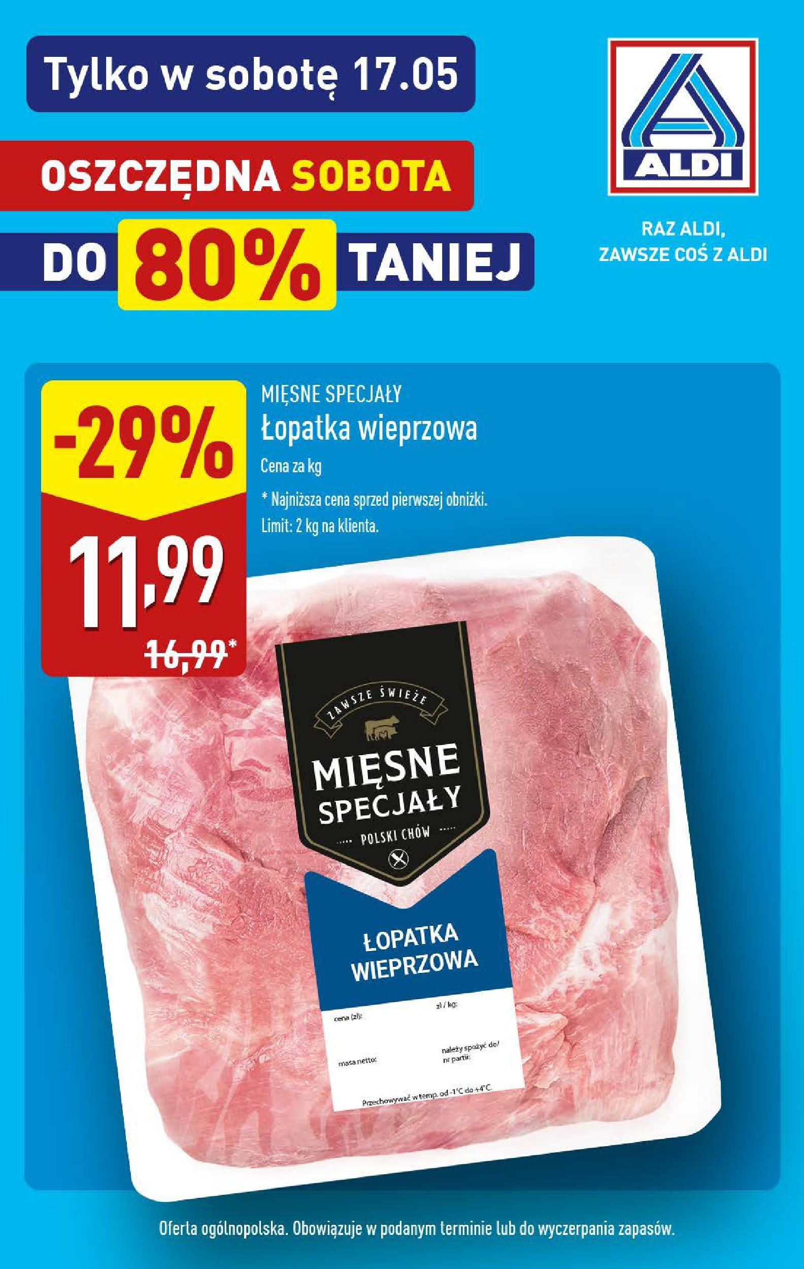 Aldi Promocja Lodołamacz od 17.05.2025 - Nowa Gazetka - Numer strony 1
