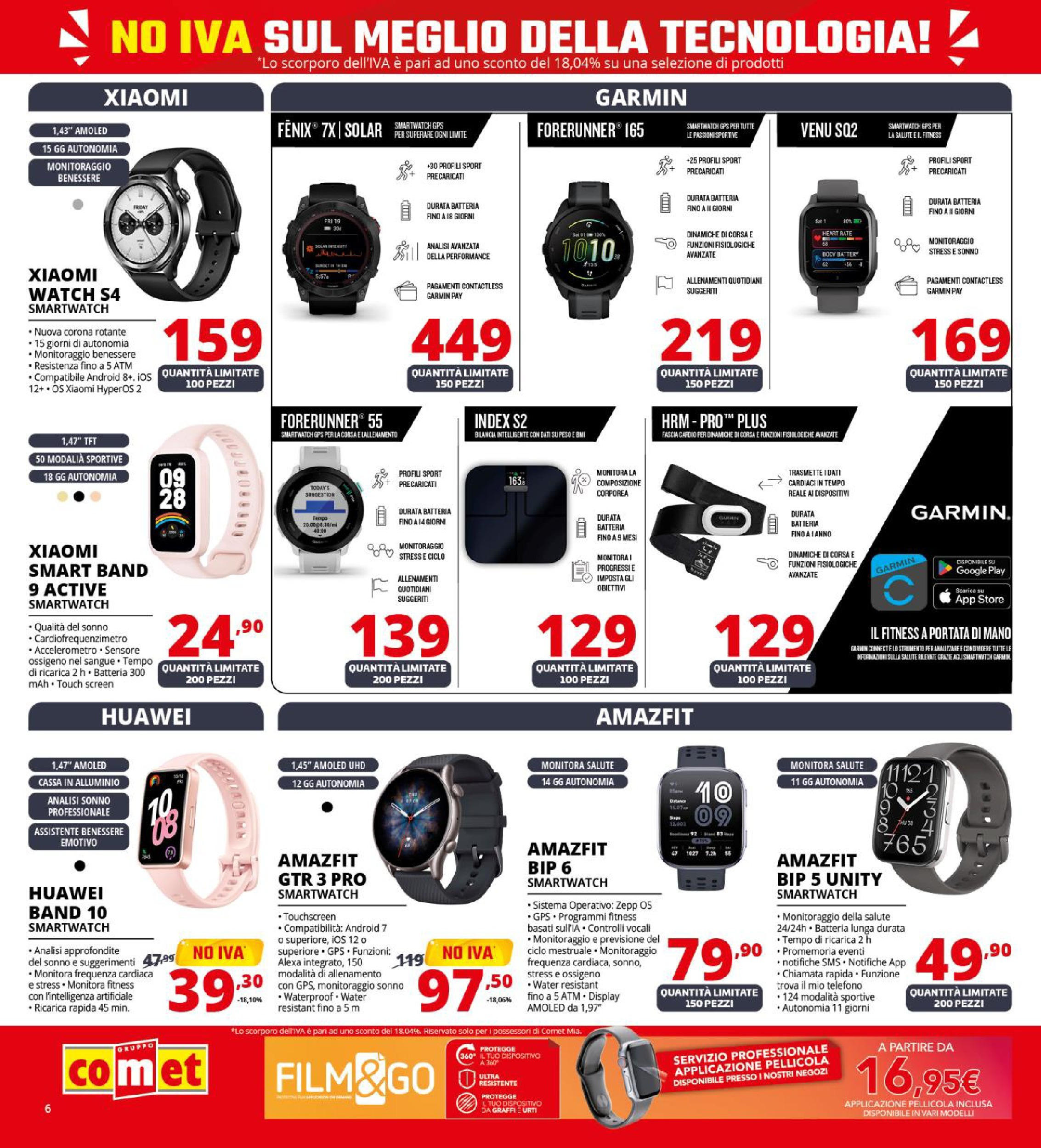 Comet - No IVA sul meglio della tecnologia! dal 07/05/2025 anteprima > nuovo offerte!⏳ | Pagina: 6 | Prodotti: Xiaomi, Smart watch, Alluminio, Smartwatch Nuovo Comet - No IVA sul meglio della tecnologia! dal 07/05/2025 > offerte anteprima 🛍️ | Pagina: 6 | Prodotti: Xiaomi, Smart watch, Alluminio, Smartwatch