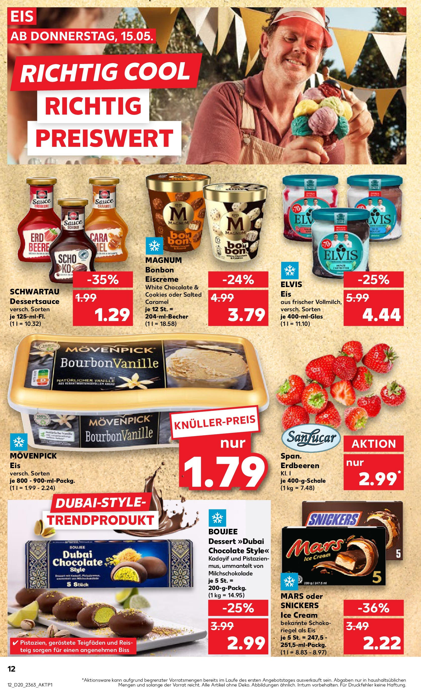 Kaufland - Kaufland: Wochenangebote (ab 14.05.2025) » Angebote Online | Seite: 12 | Produkte: Pistazien, Mars, Reis, Erdbeeren Kaufland - Kaufland: Wochenangebote (ab 14.05.2025) » Angebote Online zum Blättern | Seite: 12 | Produkte: Pistazien, Mars, Reis, Erdbeeren