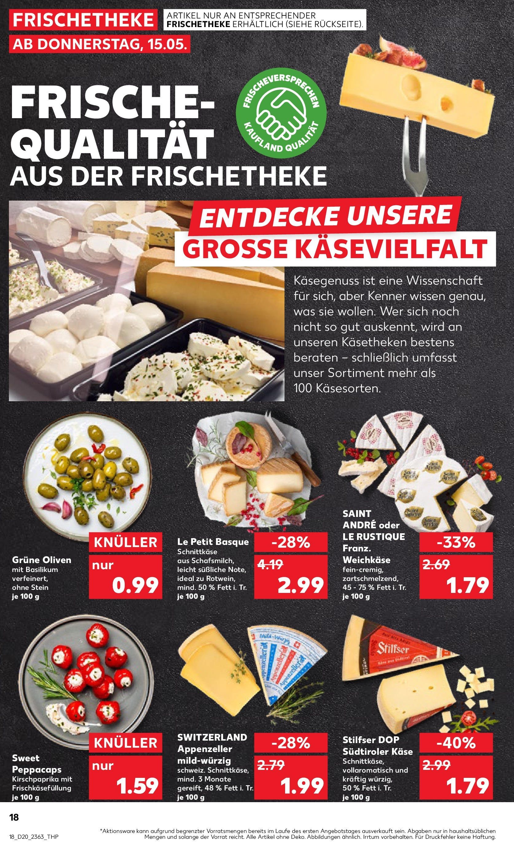 Kaufland - Kaufland: Wochenangebote (ab 14.05.2025) » Angebote Online | Seite: 18 | Produkte: Käse Kaufland - Kaufland: Wochenangebote (ab 14.05.2025) » Angebote Online zum Blättern | Seite: 18 | Produkte: Käse