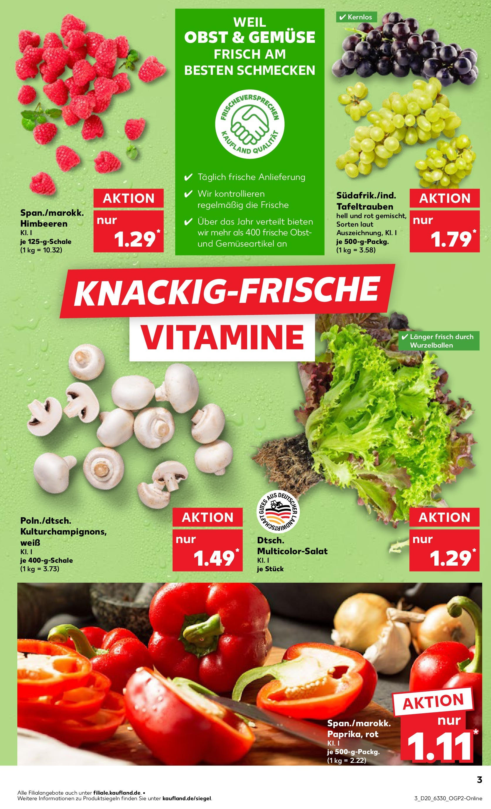 Kaufland - Hamburg (ab 15.05.2025) » Angebote Online | Seite: 3 | Produkte: Himbeeren, Gemüse, Obst Kaufland - Hamburg (ab 15.05.2025) » Angebote Online zum Blättern | Seite: 3 | Produkte: Himbeeren, Gemüse, Obst