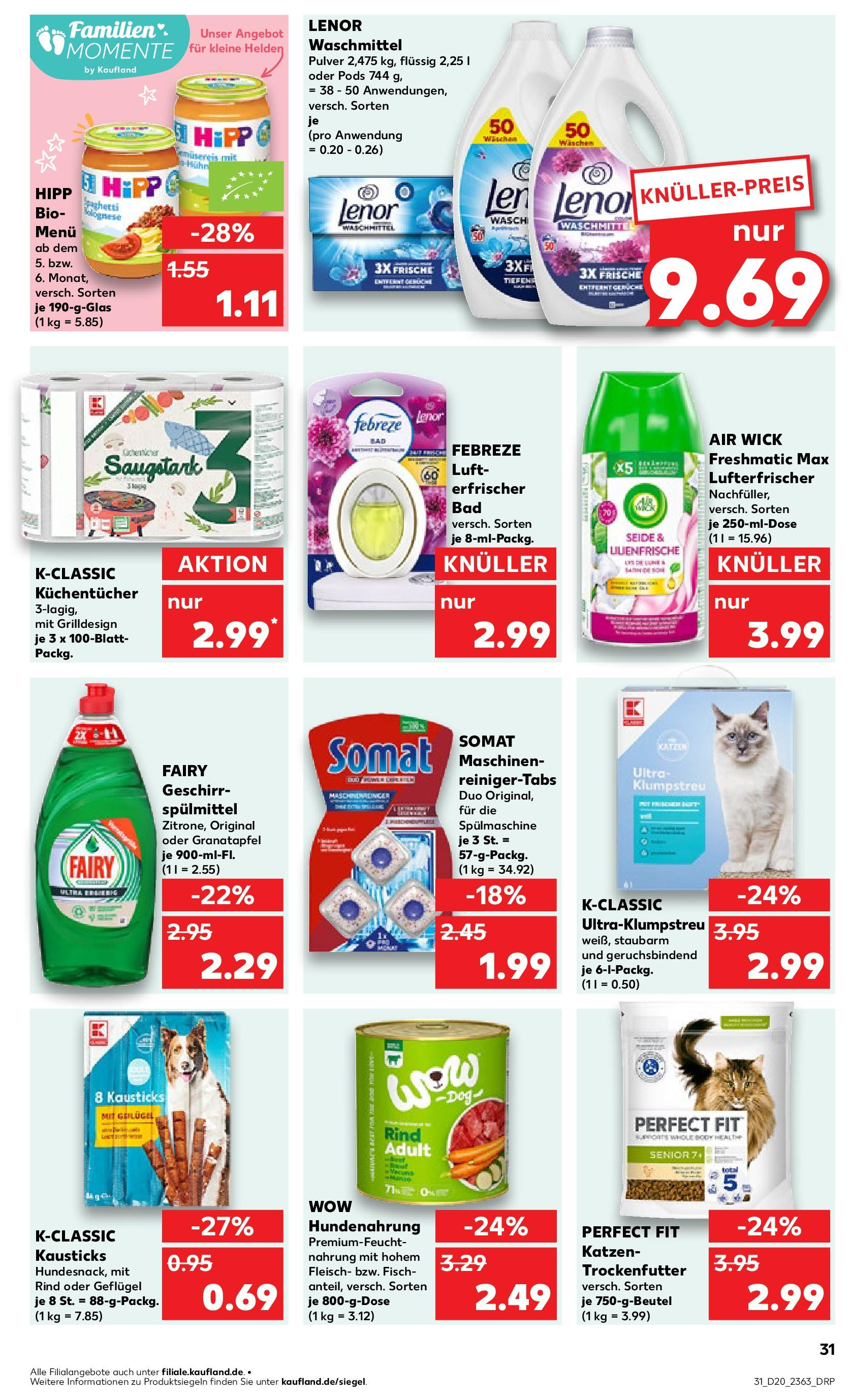 Kaufland - Kaufland: Wochenangebote (ab 14.05.2025) » Angebote Online | Seite: 31 | Produkte: Lenor, Bad, Waschmittel, Fleisch Kaufland - Kaufland: Wochenangebote (ab 14.05.2025) » Angebote Online zum Blättern | Seite: 31 | Produkte: Lenor, Bad, Waschmittel, Fleisch
