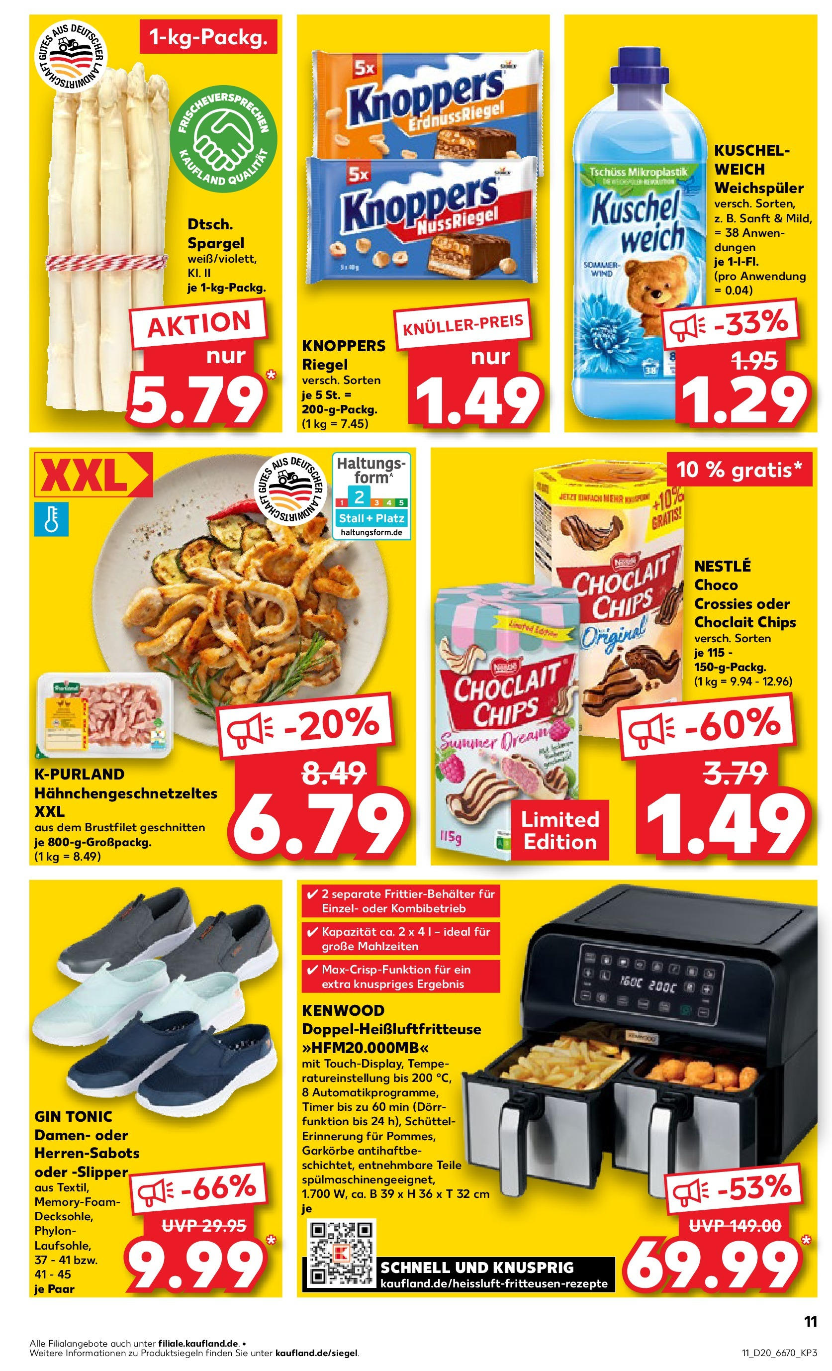 Kaufland - Kaufland: Wochenangebote (ab 14.05.2025) » Angebote Online | Seite: 11 | Produkte: Weichspüler, Knoppers, Gin, Chips Kaufland - Kaufland: Wochenangebote (ab 14.05.2025) » Angebote Online zum Blättern | Seite: 11 | Produkte: Weichspüler, Knoppers, Gin, Chips