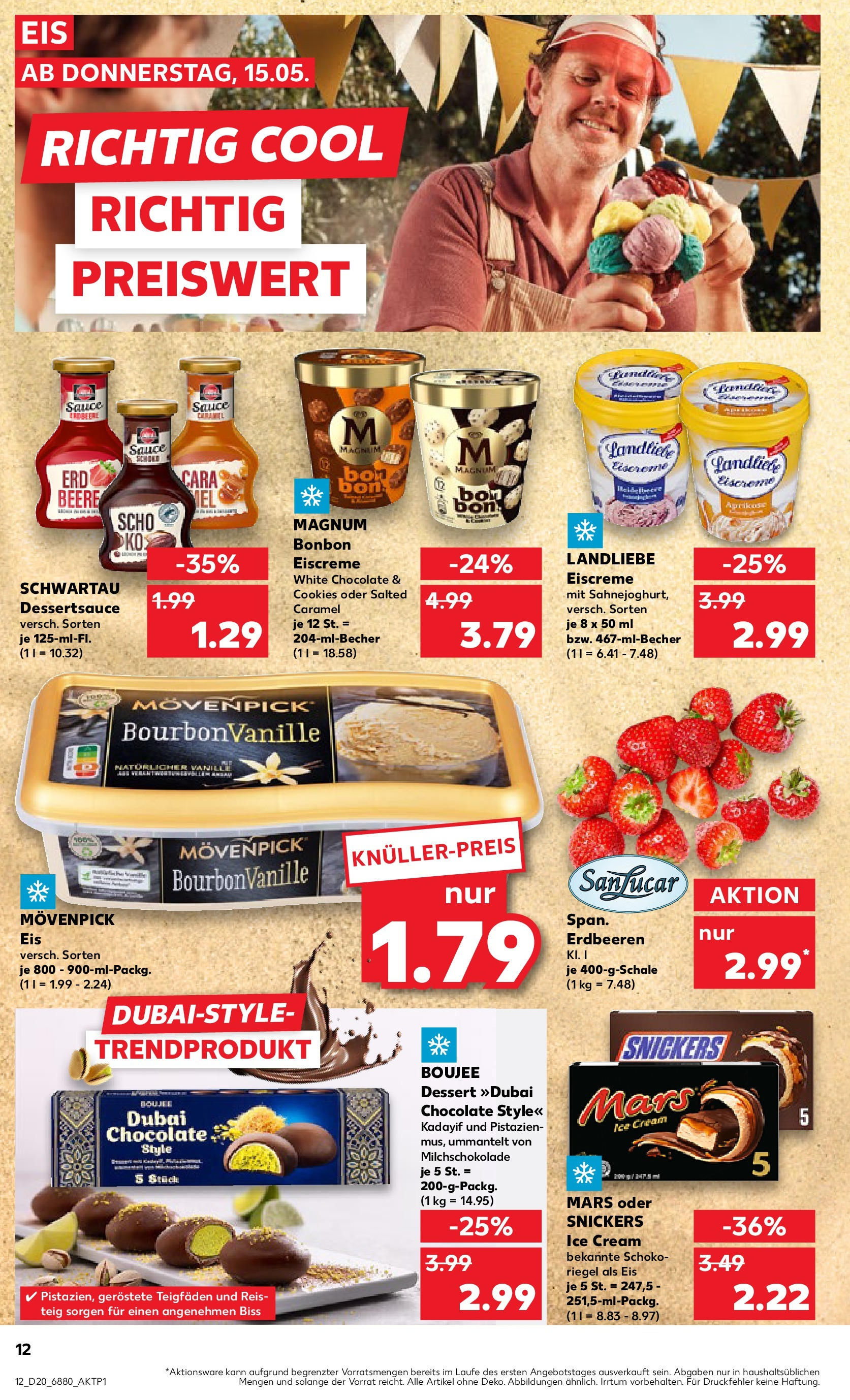 Kaufland - Kaufland: Wochenangebote (ab 14.05.2025) » Angebote Online | Seite: 12 | Produkte: Pistazien, Snickers, Mars, Reis Kaufland - Kaufland: Wochenangebote (ab 14.05.2025) » Angebote Online zum Blättern | Seite: 12 | Produkte: Pistazien, Snickers, Mars, Reis