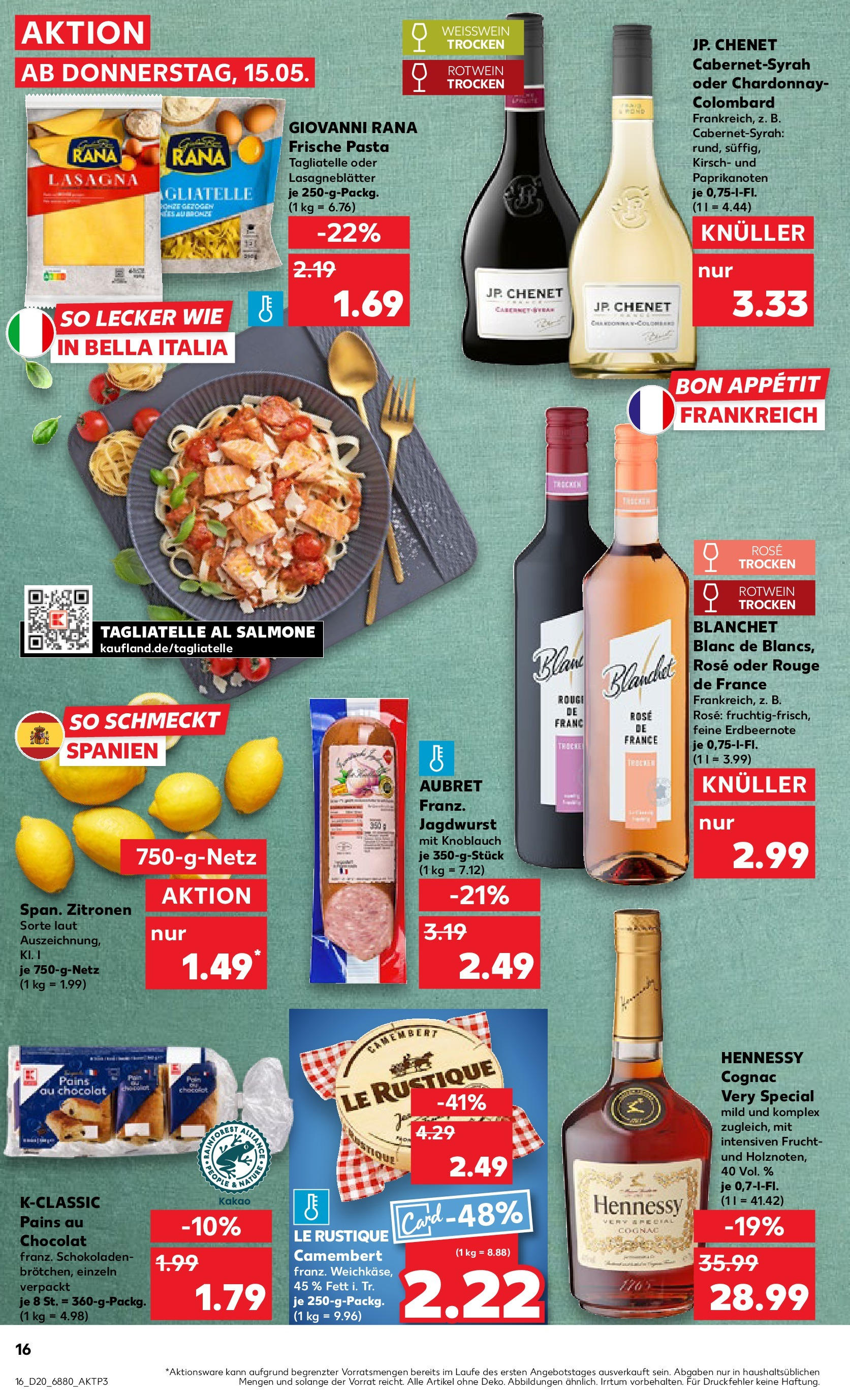 Kaufland - Kaufland: Wochenangebote (ab 14.05.2025) » Angebote Online | Seite: 16 | Produkte: Rouge, Knoblauch, Pasta, Zitronen Kaufland - Kaufland: Wochenangebote (ab 14.05.2025) » Angebote Online zum Blättern | Seite: 16 | Produkte: Rouge, Knoblauch, Pasta, Zitronen