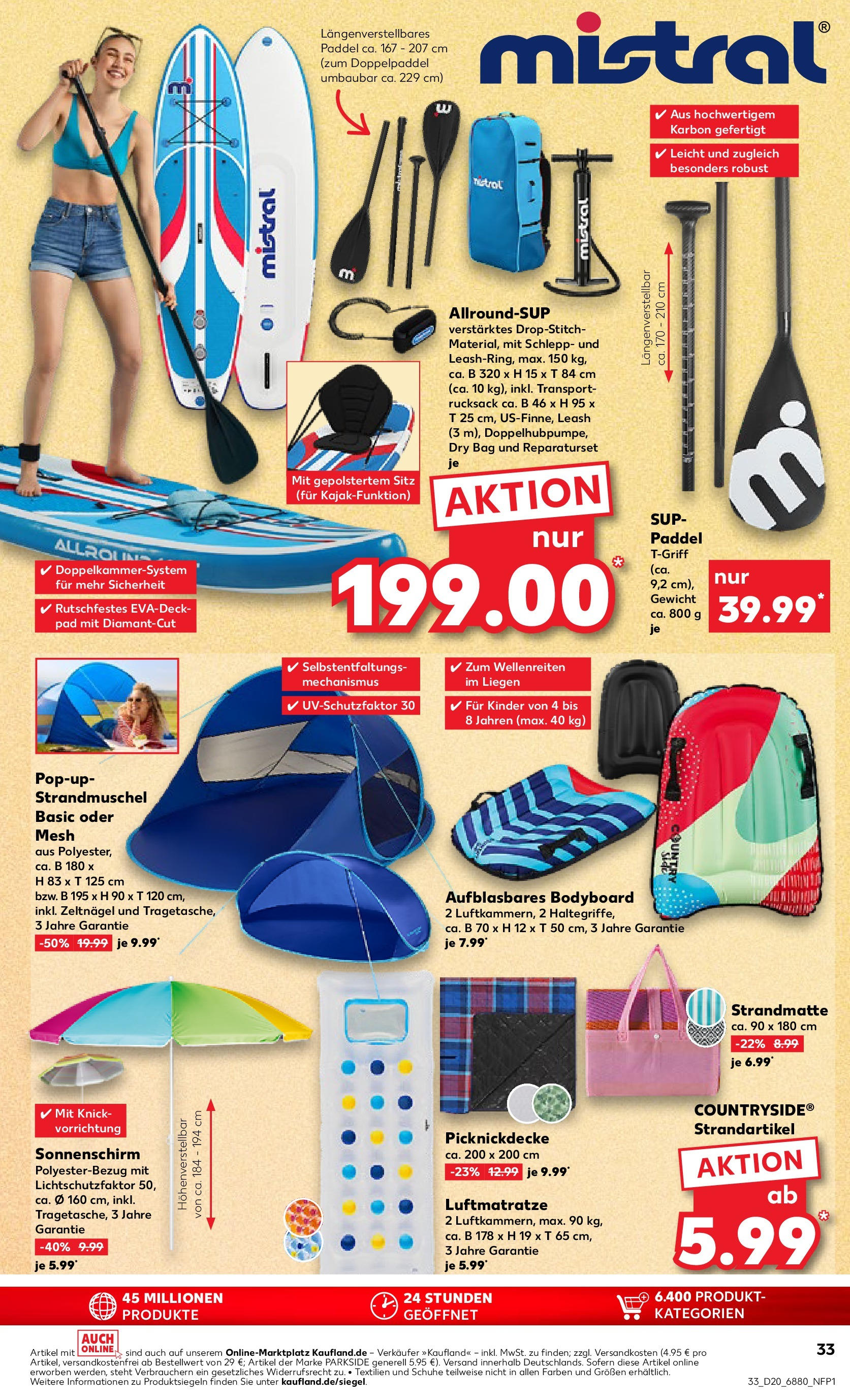 Kaufland - Kaufland: Wochenangebote (ab 14.05.2025) » Angebote Online | Seite: 33 | Produkte: Gewicht, SUP, Sonnenschirm, Rucksack Kaufland - Kaufland: Wochenangebote (ab 14.05.2025) » Angebote Online zum Blättern | Seite: 33 | Produkte: Gewicht, SUP, Sonnenschirm, Rucksack