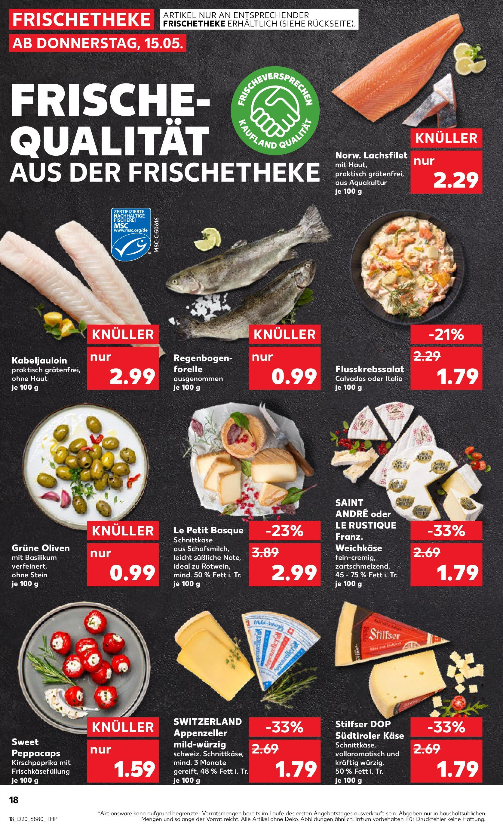 Kaufland - Kaufland: Wochenangebote (ab 14.05.2025) » Angebote Online | Seite: 18 | Produkte: Käse Kaufland - Kaufland: Wochenangebote (ab 14.05.2025) » Angebote Online zum Blättern | Seite: 18 | Produkte: Käse