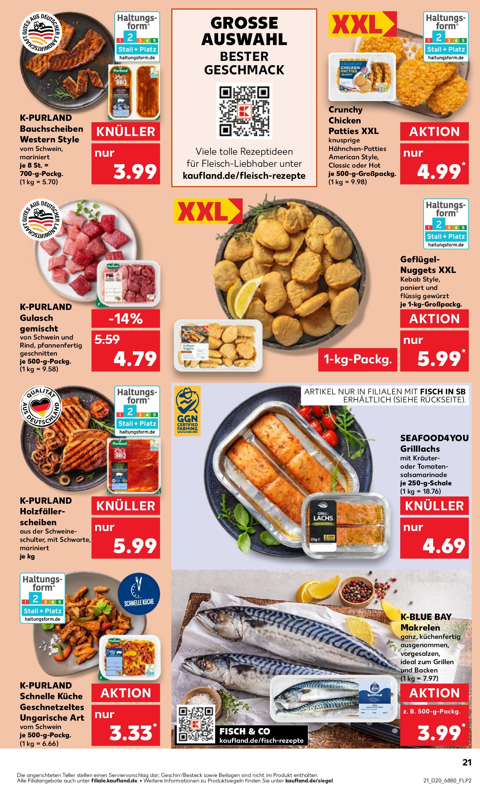 Kaufland - Kaufland: Wochenangebote (ab 14.05.2025) » Angebote Online | Seite: 21 | Produkte: Küche, Tomaten, Fisch, Lachs Kaufland - Kaufland: Wochenangebote (ab 14.05.2025) » Angebote Online zum Blättern | Seite: 21 | Produkte: Küche, Tomaten, Fisch, Lachs