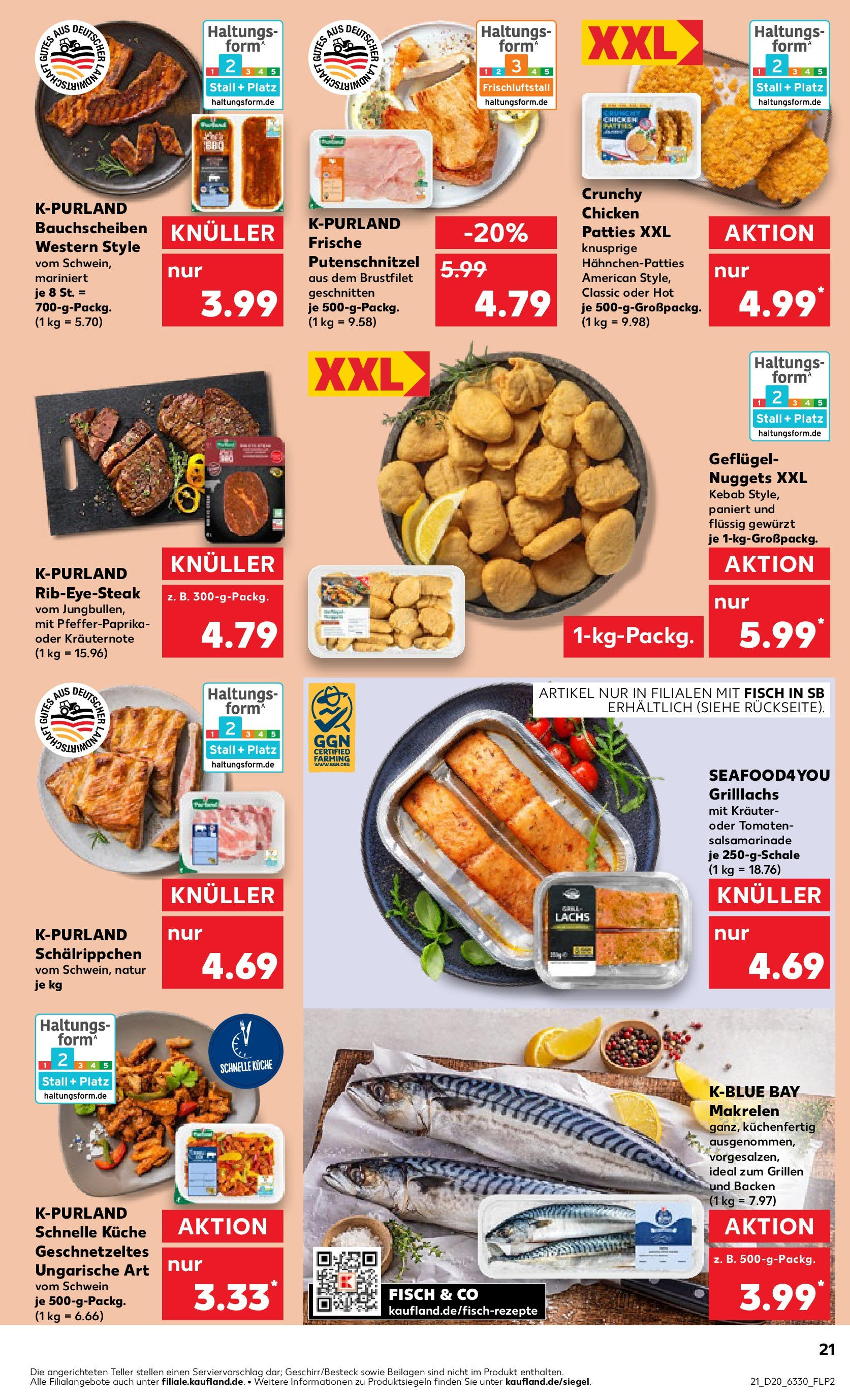 Kaufland - Hamburg (ab 15.05.2025) » Angebote Online | Seite: 21 | Produkte: Tomaten, Lachs, Putenschnitzel, Steak Kaufland - Hamburg (ab 15.05.2025) » Angebote Online zum Blättern | Seite: 21 | Produkte: Tomaten, Lachs, Putenschnitzel, Steak