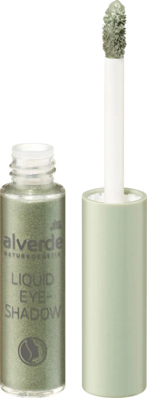 alverde NATURKOSMETIK Lidschatten Liquid 03 Sparcly Green