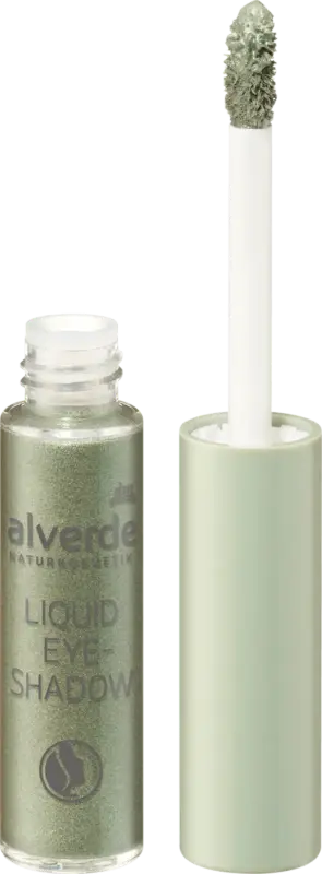 alverde NATURKOSMETIK Lidschatten Liquid 03 Sparcly Green