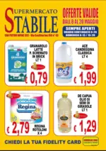 Supermercati Stabile Offerte valide dall'8 al 20 maggio - al 20.05.2025