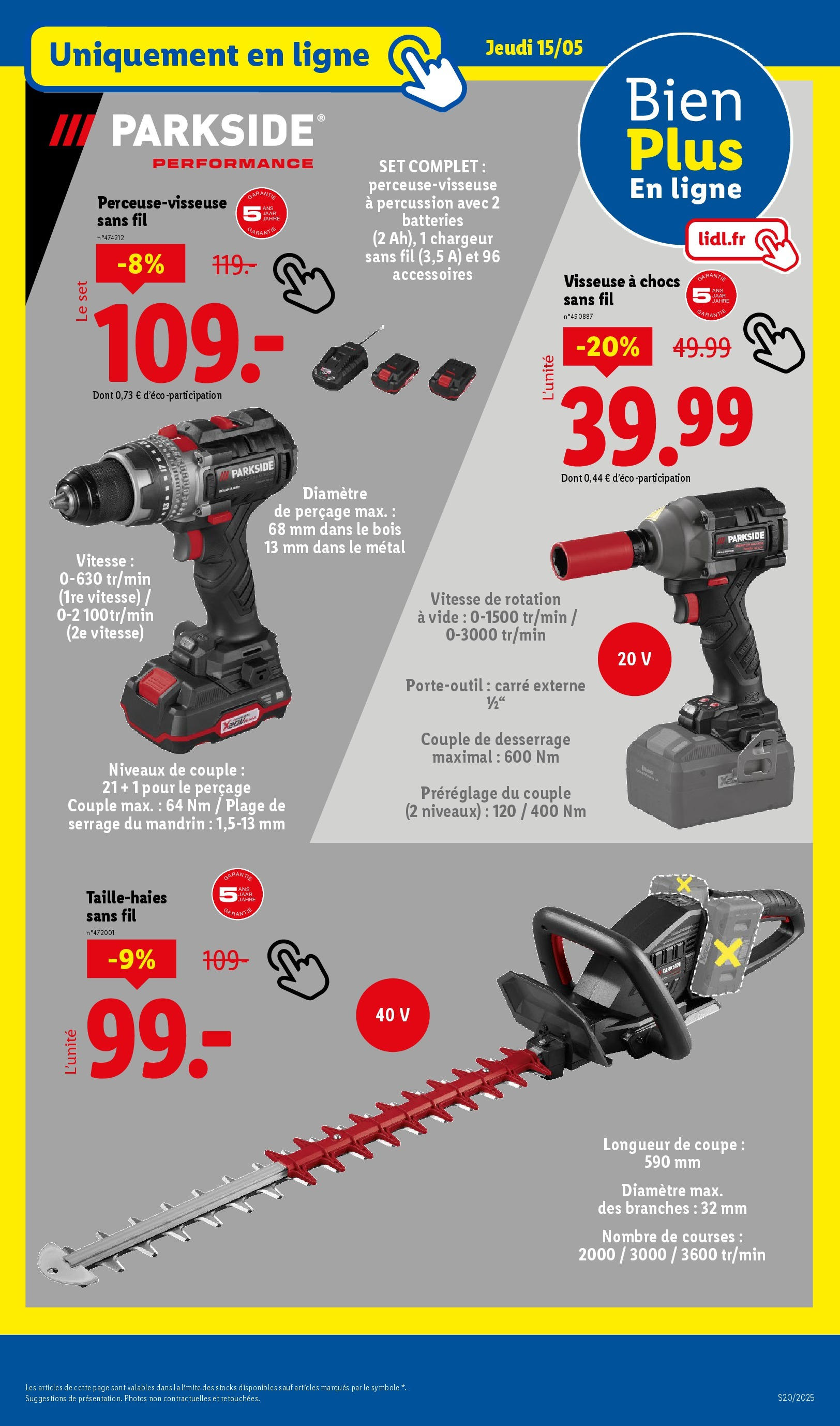 Catalogue LIDL du 14/05/2025 | Promo prospectus en ligne | Page: 15