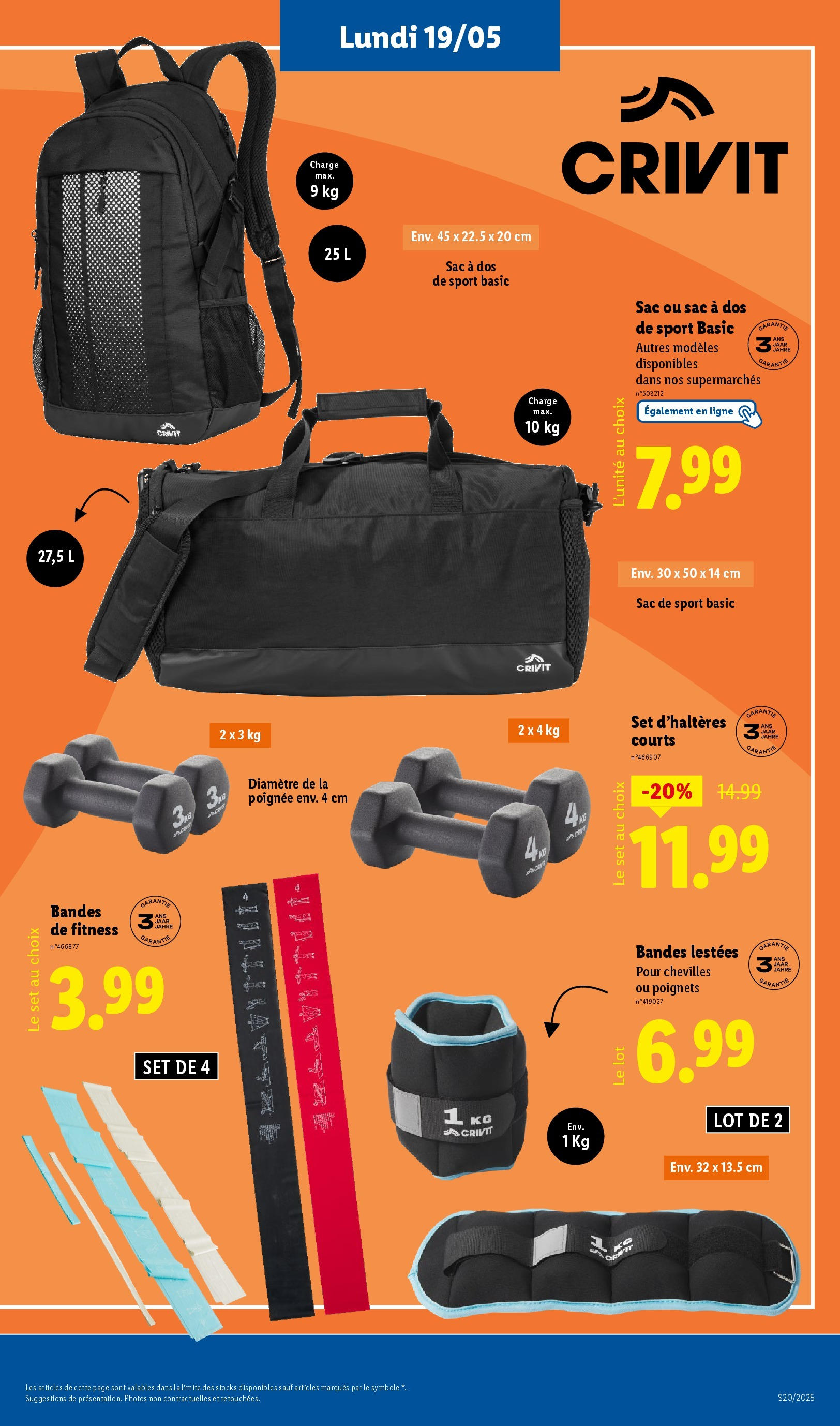Catalogue LIDL du 14/05/2025 | Promo prospectus en ligne | Page: 57 | Produits: Sac, Sac à dos Catalogue LIDL du 14/05/2025 | Promo prospectus en ligne | Page: 57 | Produits: Sac, Sac à dos