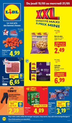 LIDL - Prévisualisation de LIDL - Profitez d'une large sélection de produits à prix réduits chez Lidl ! valide à partir de 14.05.2025